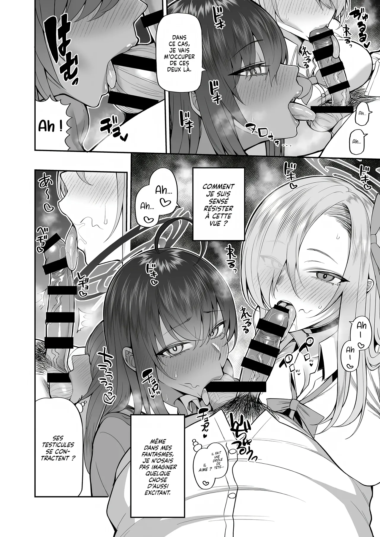 [Marshmallow Balloon (Kayumidome)] Yowami to Musuko o Nigirareta | Ma Faiblesse et mon Pénis ont été pris au Piège ! (Blue Archive) [French] [Lopxi] [Digital] 图片编号 6