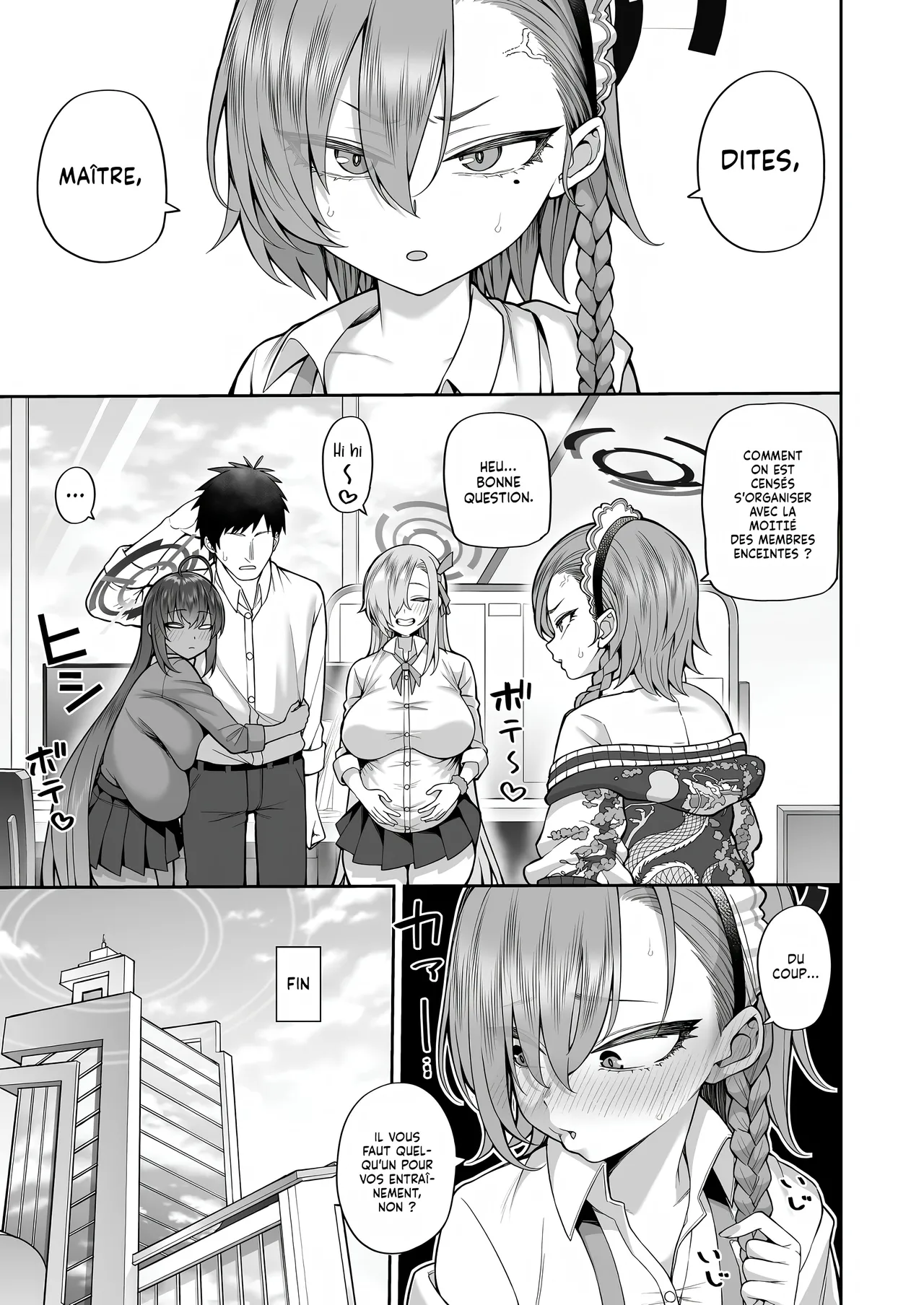 [Marshmallow Balloon (Kayumidome)] Yowami to Musuko o Nigirareta | Ma Faiblesse et mon Pénis ont été pris au Piège ! (Blue Archive) [French] [Lopxi] [Digital] 图片编号 31