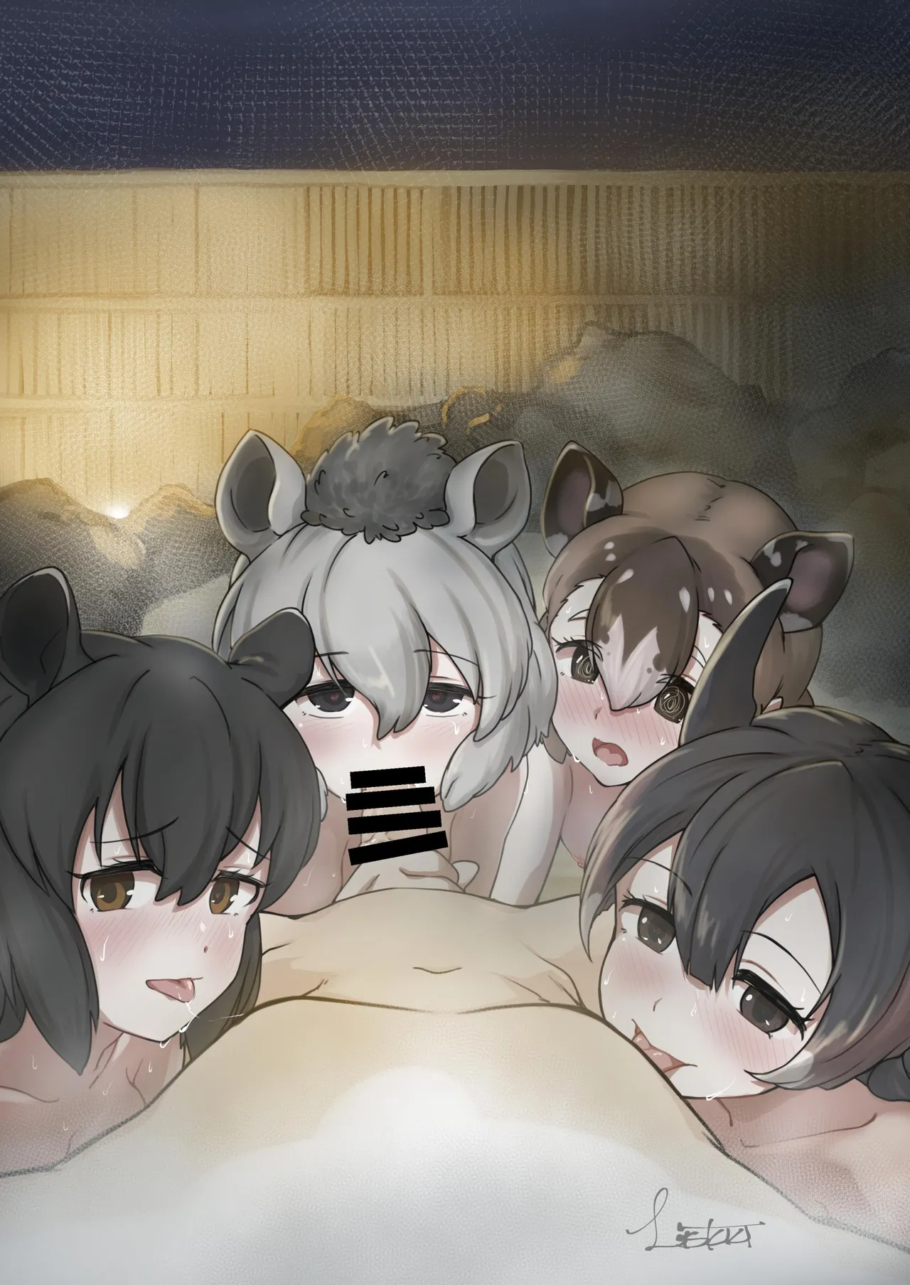 [Usagigoya (Various)] KemoFri Onsen goudou ~Yokujou de yokujou wa dame nano ne!~ (Kemono Friends) [Digital] 이미지 번호 35