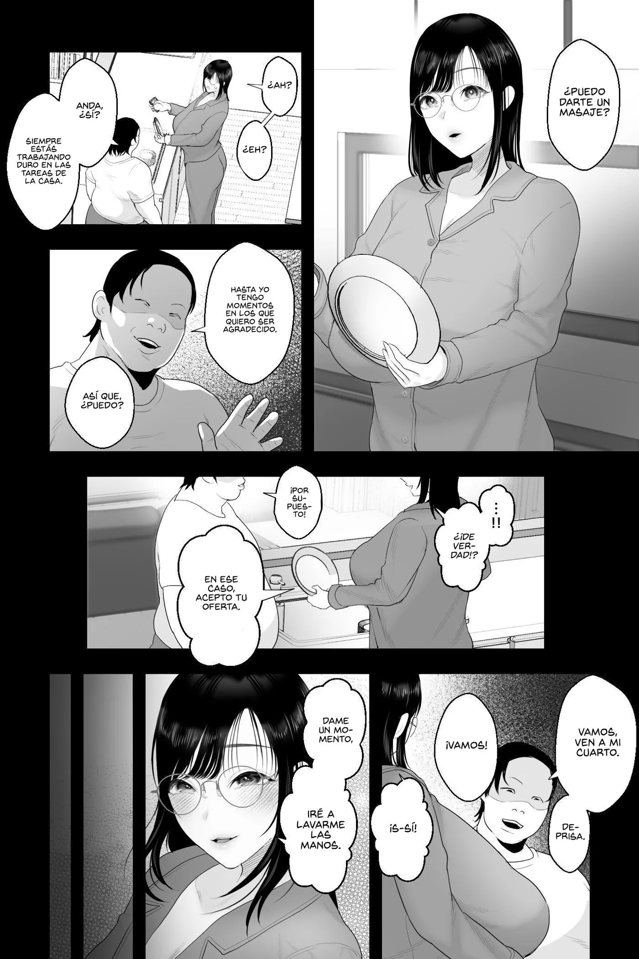 [Ginshio Honpo (Ginen)] Nagachichi Haha no Naedoko | Madre Tetona y Maternal: Una Madre Cariñosa y Diligente es Alterada Cognitivamente para dar Servicio Sexual [Spanish] imagen número 7