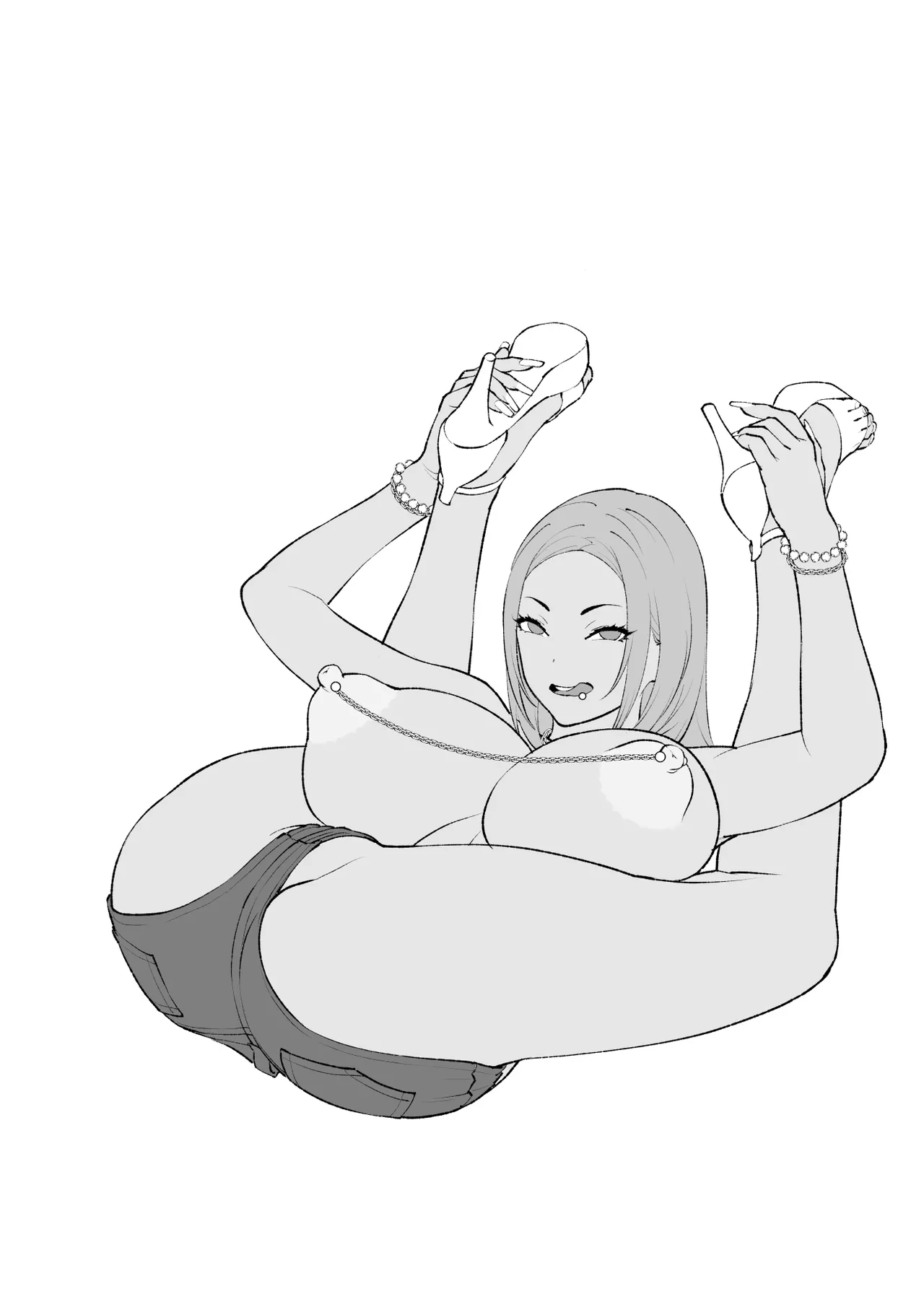 [SANDWORKS (Suna)] Black Gyaru Camera Test [Textless] [Digital] 画像番号 17