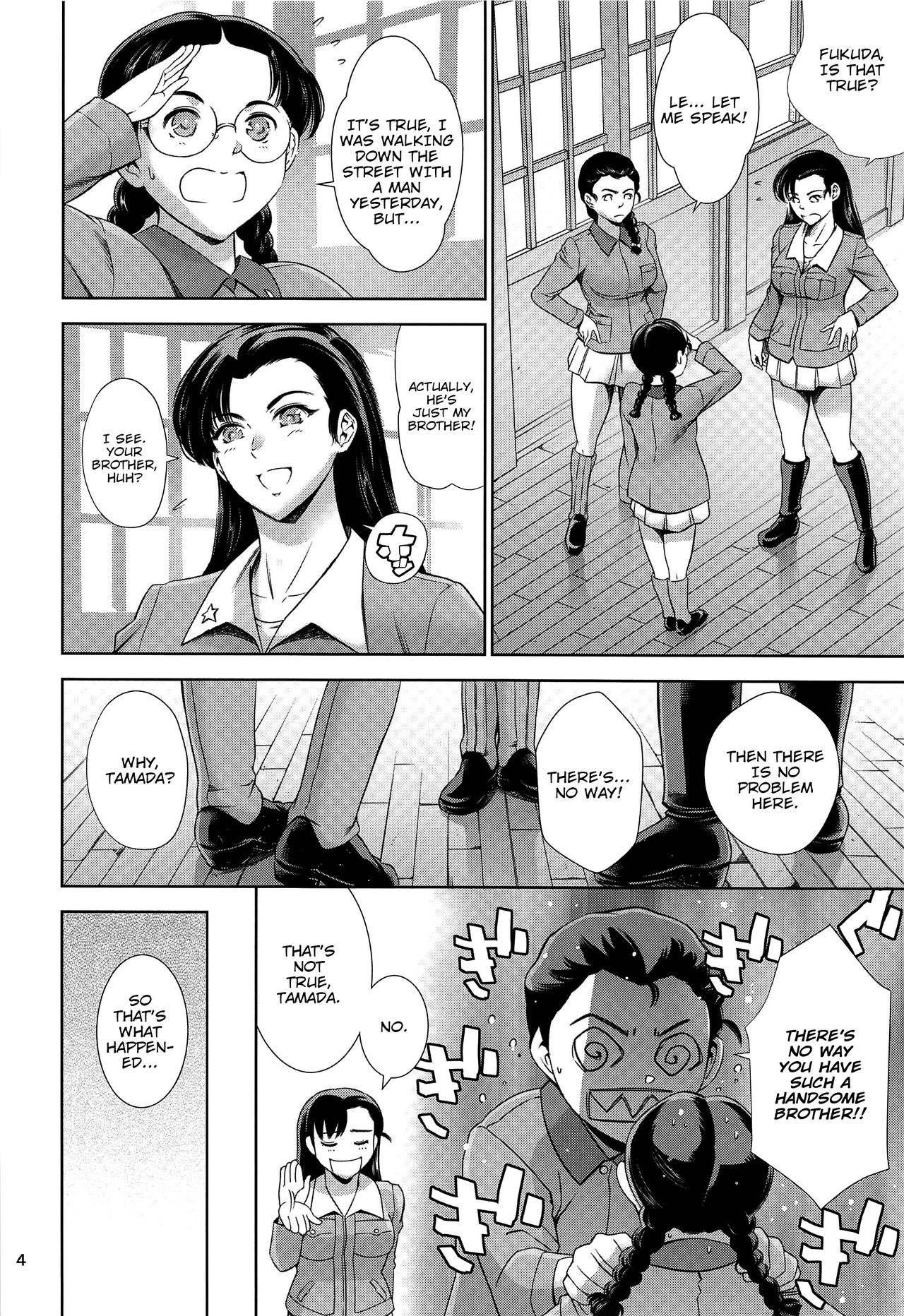 (C97) [Mesu Gorilla. (Tuna Empire)] Kinuyo-chan to LoveHo | Love Hotel with Kinuyo-chan (Girls und Panzer) [English] [Yravir Translation] numero di immagine  3