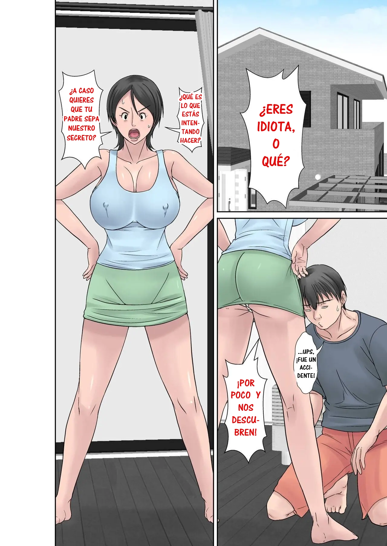 [Hoyoyodou] Kora! Anta Hahaoya o Kudoite Nani Shiyoutte Iu no! 〜Katsuo Hitorigurashi Hen〜 Sono 4｜¡Oye! ¿Qué Pretendes Seduciendo a Tu Madre？~La Vida en Solitario de Katsuo~ 4 [Spanish] [RYU-SHINS] 画像番号 2