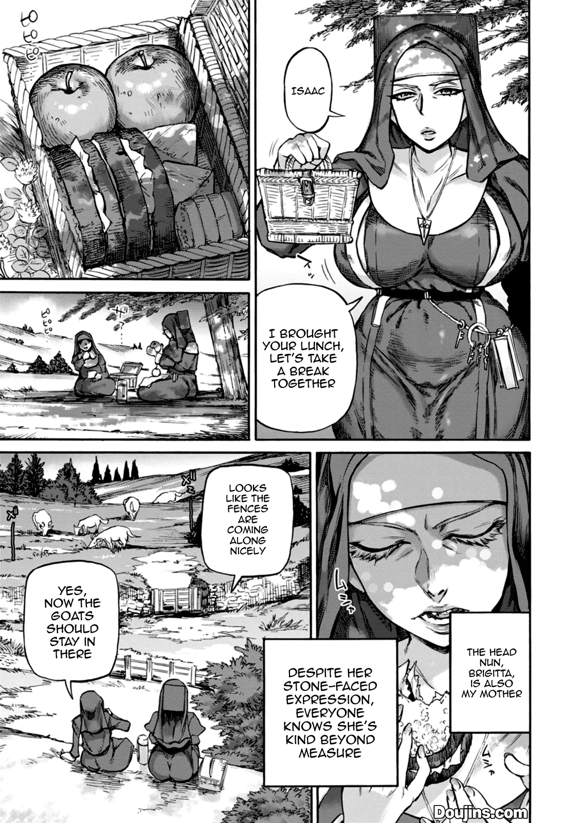 [Ameyama Denshin] Seiinbo Birgitta - Holy lewd mother Birgitta Ch. 1-5 [English] {Doujins.com} [Digital] image number 9