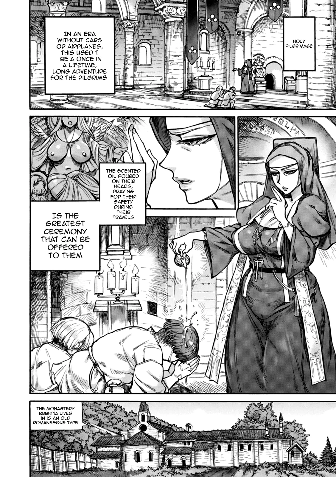 [Ameyama Denshin] Seiinbo Birgitta - Holy lewd mother Birgitta Ch. 1-5 [English] {Doujins.com} [Digital] image number 33