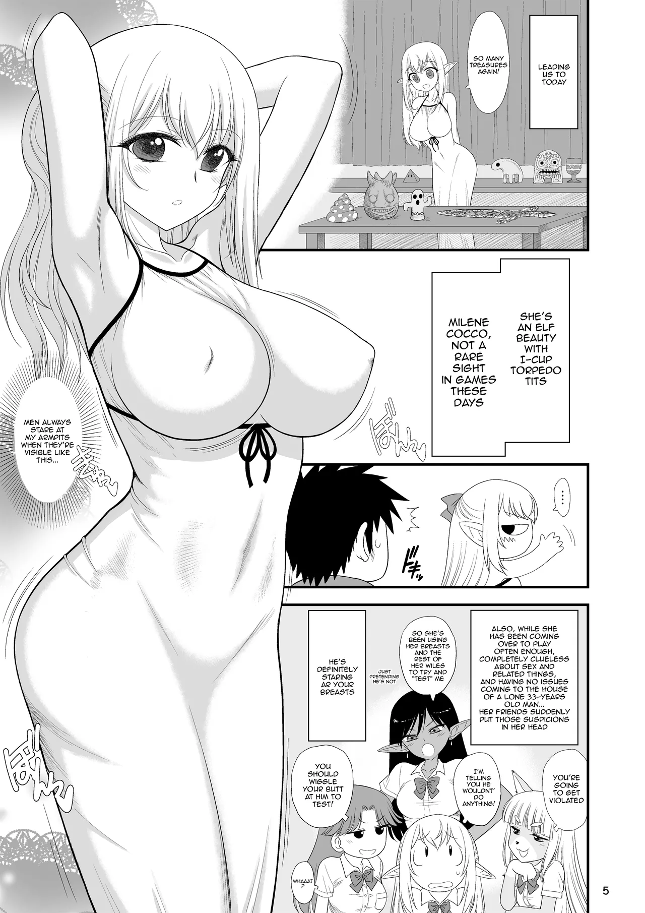 [BLACK DOG (Kuroinu Juu)] Mami no Meikyuu Meikko Elf Hen / Mami's Dungeon - Elf Niece [Digital] [English] {Doujins.com} 图片编号 5