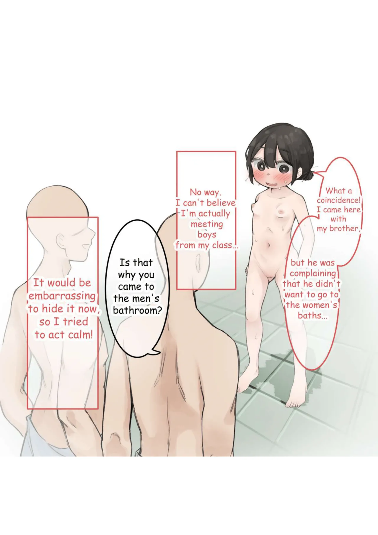 [Sena] Otoko Yu de Classmate ni Souguu Shita Onnanoko I A girl ran into a classmate [English] 2eme image