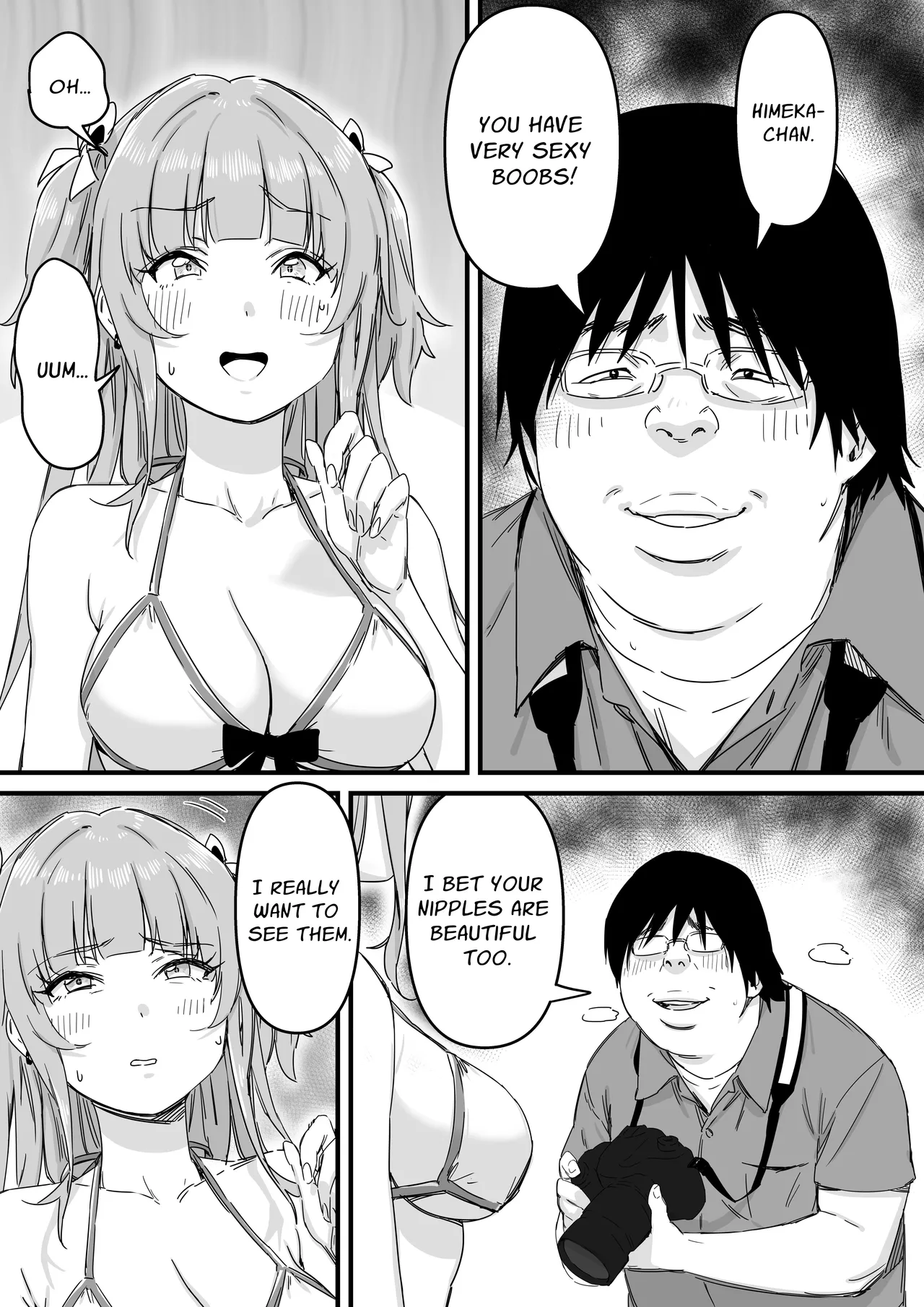 [P&I (Mel EX, Satsukimasu)] Mizugi Idol no Nama Oppai wo Minna no Mae de Sarashitai | Swimsuit Idol Wants to Expose Her Titties to Everyone [English] [Solid Rose] imagen número 9