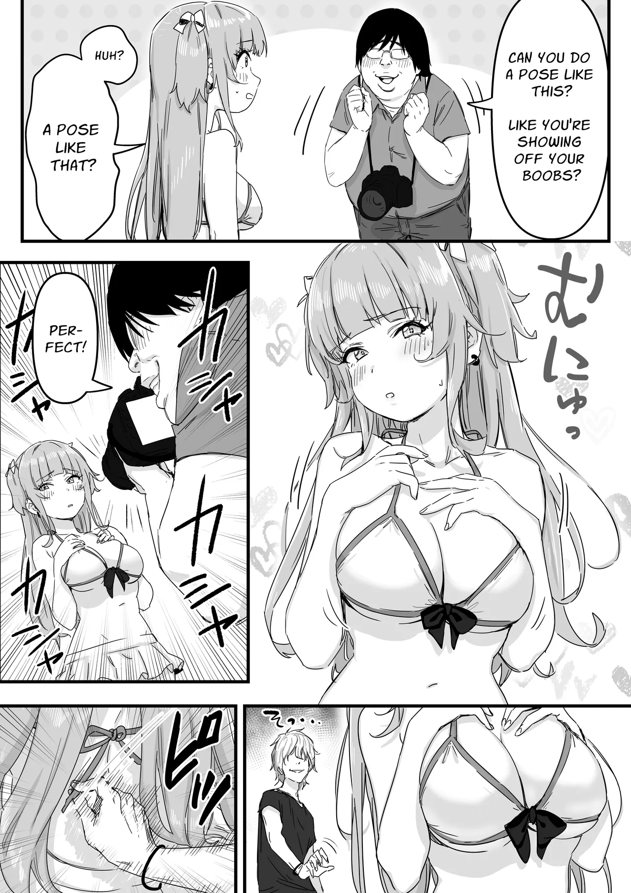 [P&I (Mel EX, Satsukimasu)] Mizugi Idol no Nama Oppai wo Minna no Mae de Sarashitai | Swimsuit Idol Wants to Expose Her Titties to Everyone [English] [Solid Rose] imagen número 10