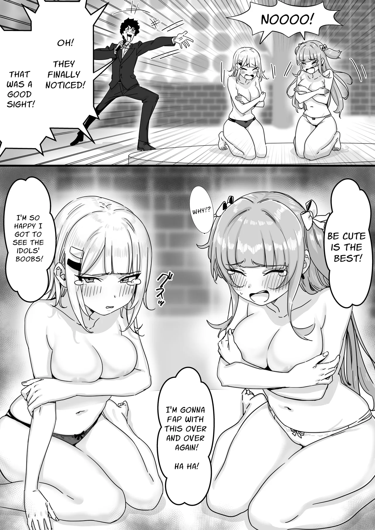 [P&I (Mel EX, Satsukimasu)] Nama Kigaechuu no Shinjin Idol, Nama Housou de Oppai Marudashi | Rookie Idol Changing Outfits Has Her Naked Titties Captured Live On Camera [English] [Solid Rose] Bildnummer 24