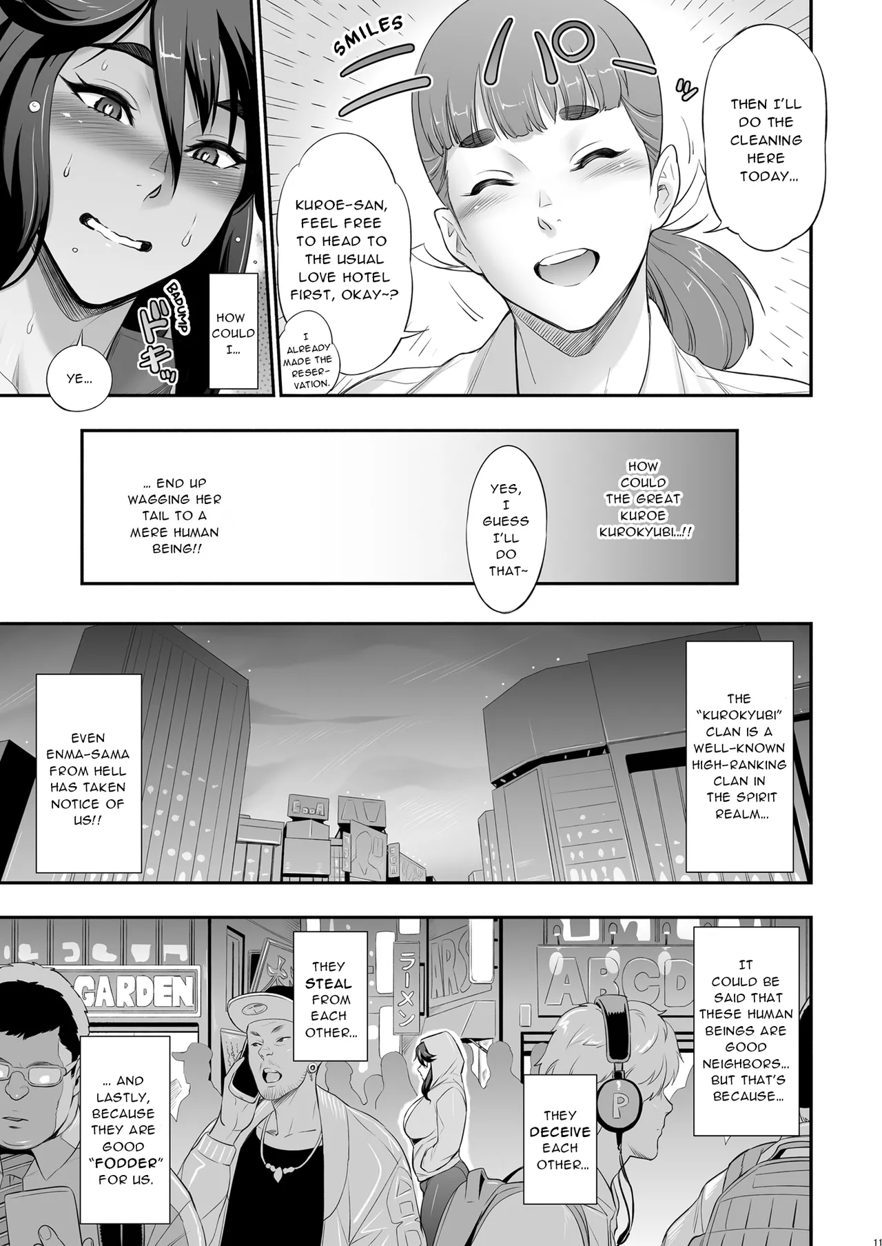 [Niku Ringo (Kakugari Kyoudai)] Nihon Tsuntsun Futanari Youko o Butabuta ni Shitsukechau Ohanashi [English] [Digital] image number 11