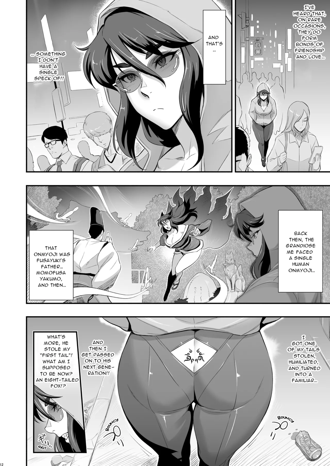 [Niku Ringo (Kakugari Kyoudai)] Nihon Tsuntsun Futanari Youko o Butabuta ni Shitsukechau Ohanashi [English] [Digital] image number 12