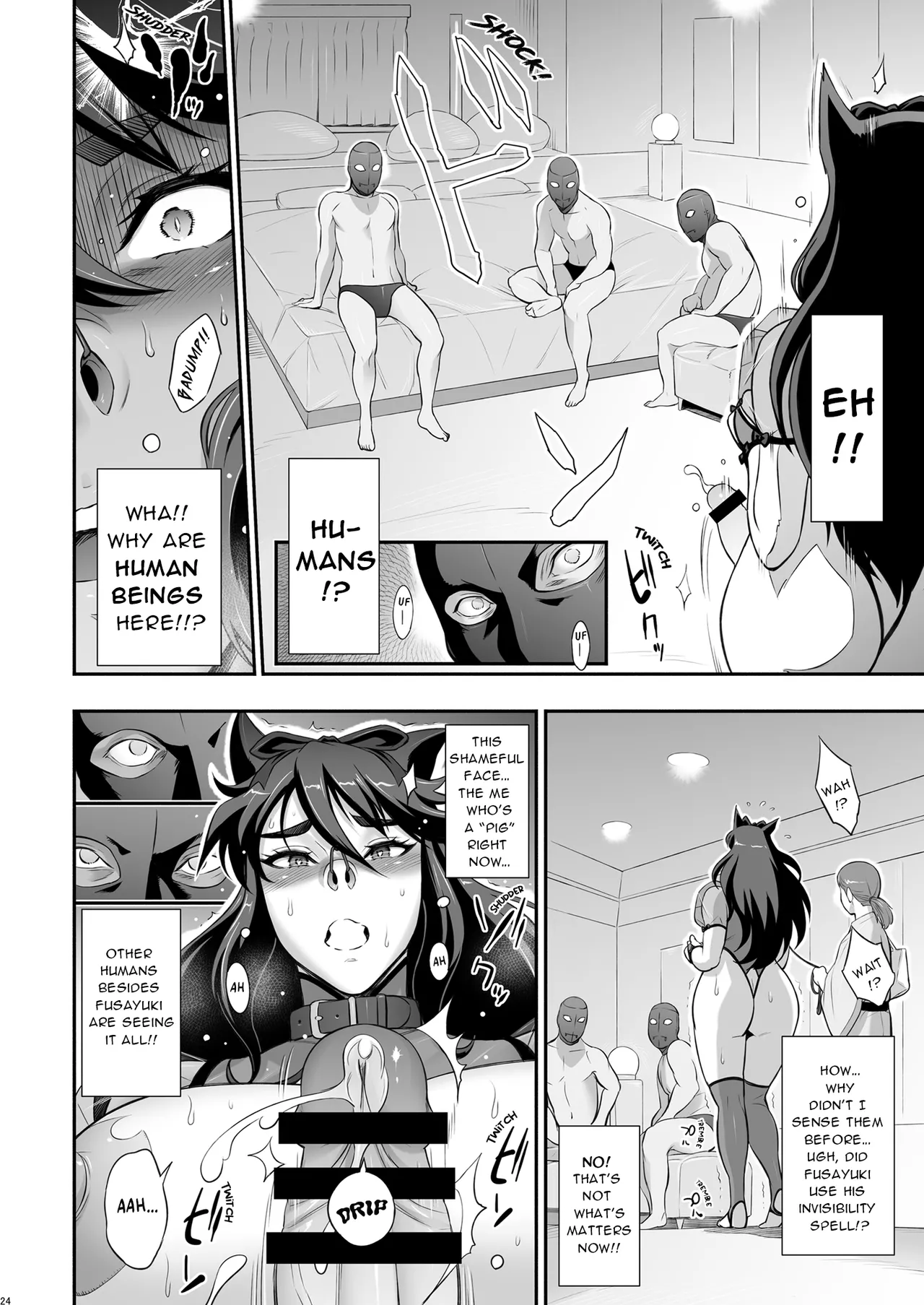 [Niku Ringo (Kakugari Kyoudai)] Nihon Tsuntsun Futanari Youko o Butabuta ni Shitsukechau Ohanashi [English] [Digital] image number 24