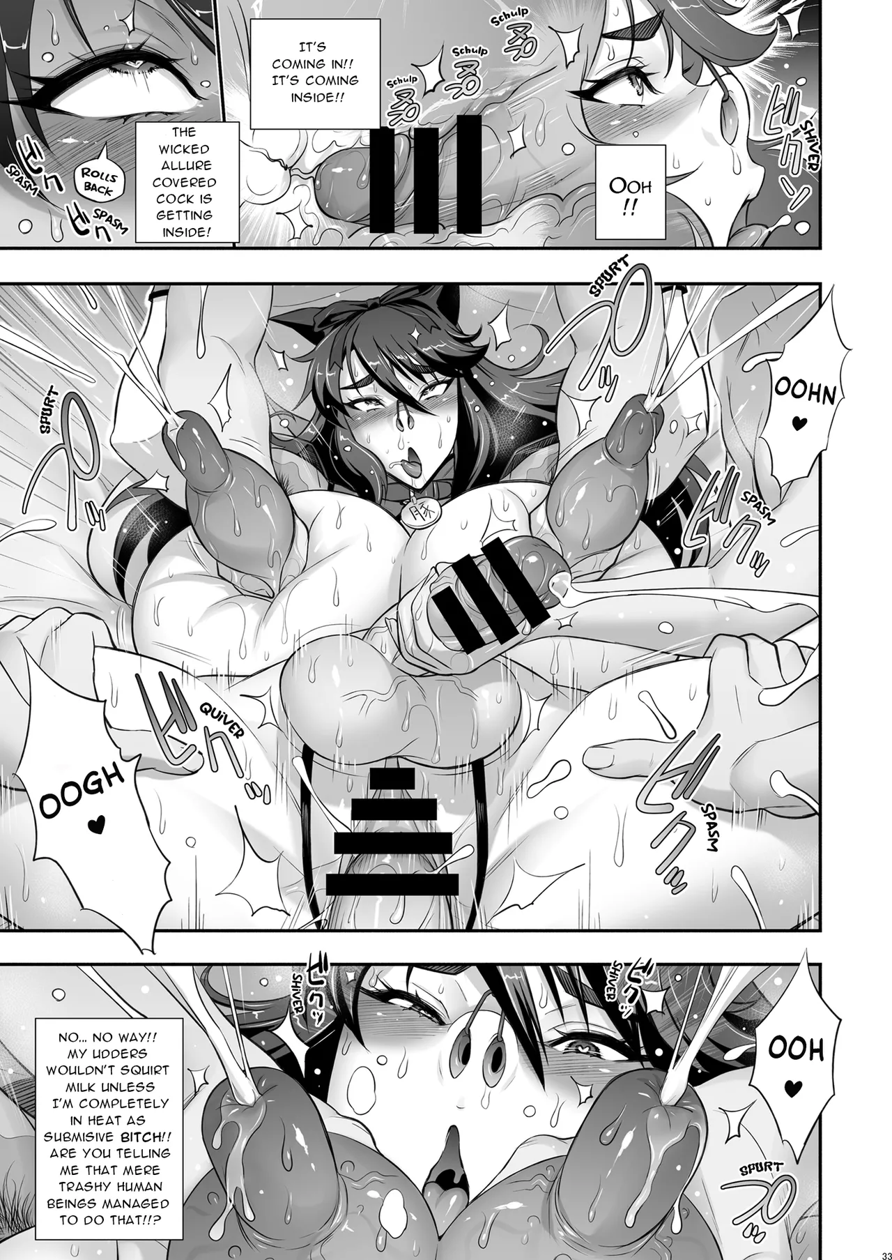 [Niku Ringo (Kakugari Kyoudai)] Nihon Tsuntsun Futanari Youko o Butabuta ni Shitsukechau Ohanashi [English] [Digital] image number 33