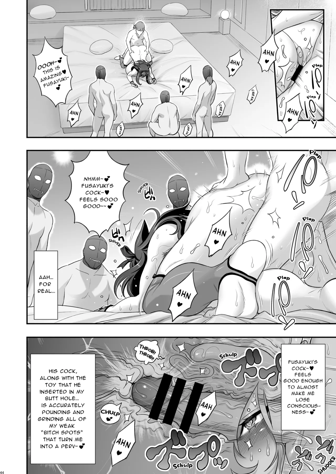 [Niku Ringo (Kakugari Kyoudai)] Nihon Tsuntsun Futanari Youko o Butabuta ni Shitsukechau Ohanashi [English] [Digital] image number 44