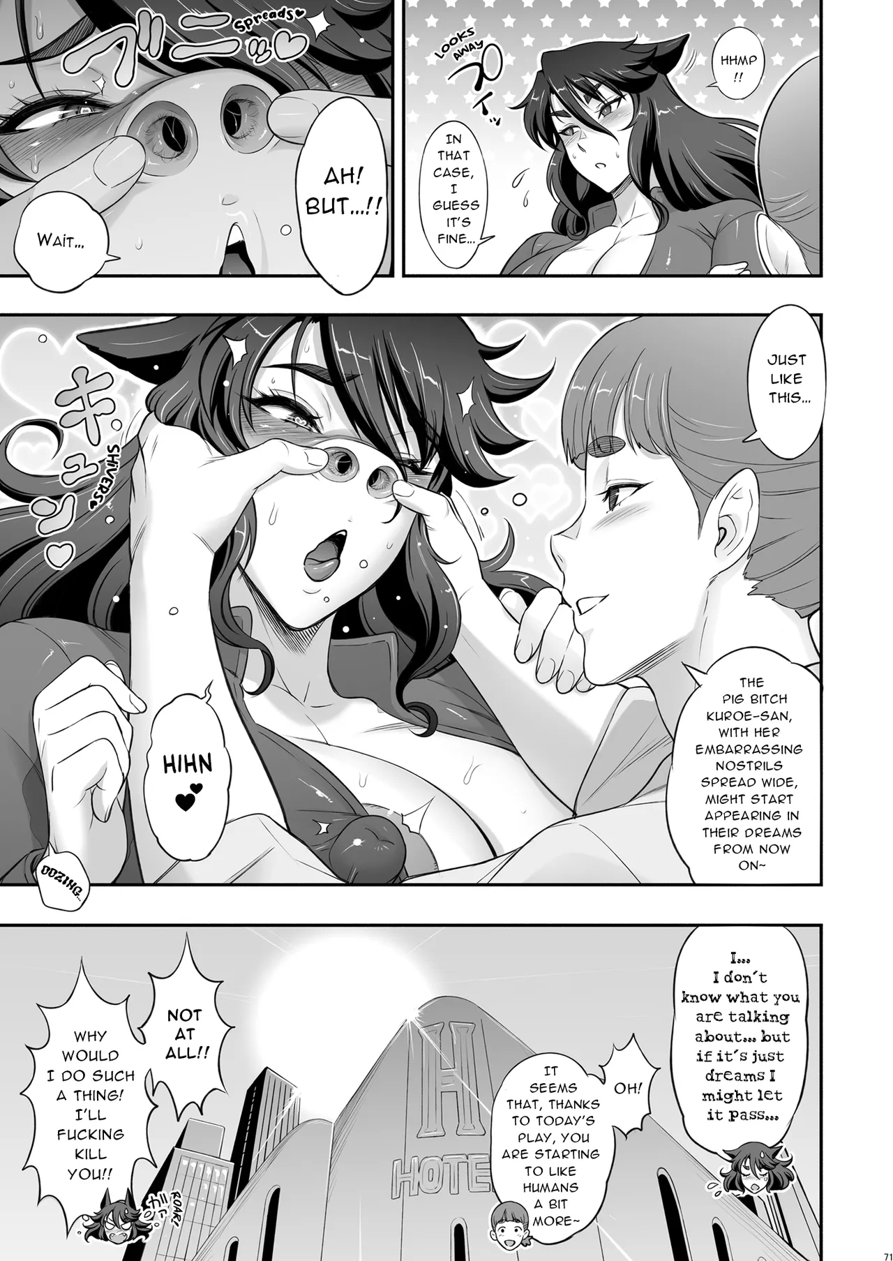 [Niku Ringo (Kakugari Kyoudai)] Nihon Tsuntsun Futanari Youko o Butabuta ni Shitsukechau Ohanashi [English] [Digital] image number 70
