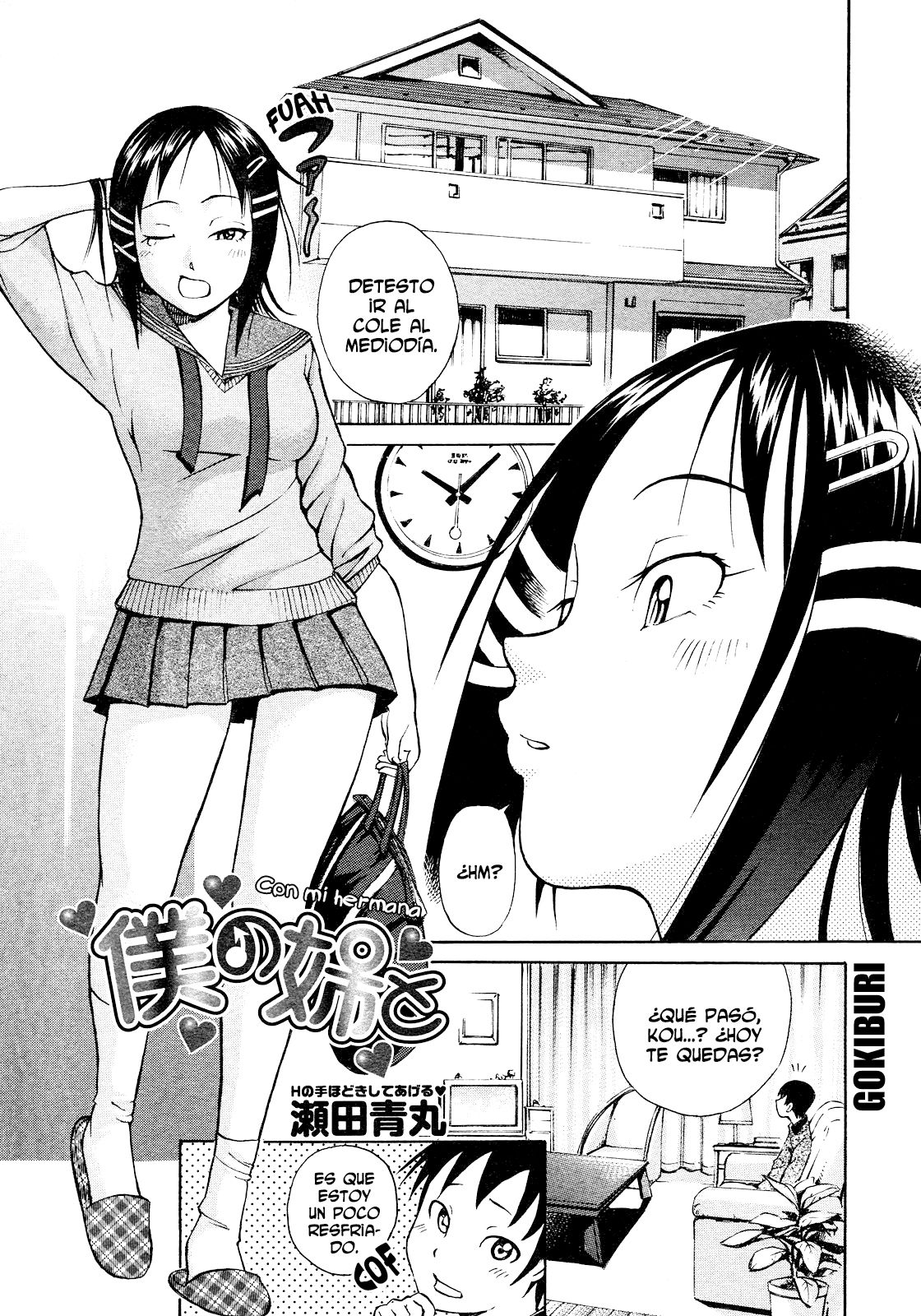 [Seta Aomaru] Boku no Ane to (COMIC Megastore 2008-03) [Spanish] image number 1