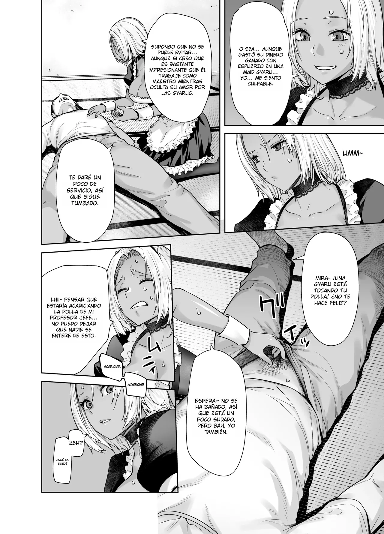 [Kouchaya (Ootsuka Kotora)] Tannin no Meido ni Nacchatta KURO GAL｜La GYARU MORENA que se Convirtió en la Maid del Profesor {Spanish} {EbisuTraslade - Winder} {Digital} numero di immagine  10