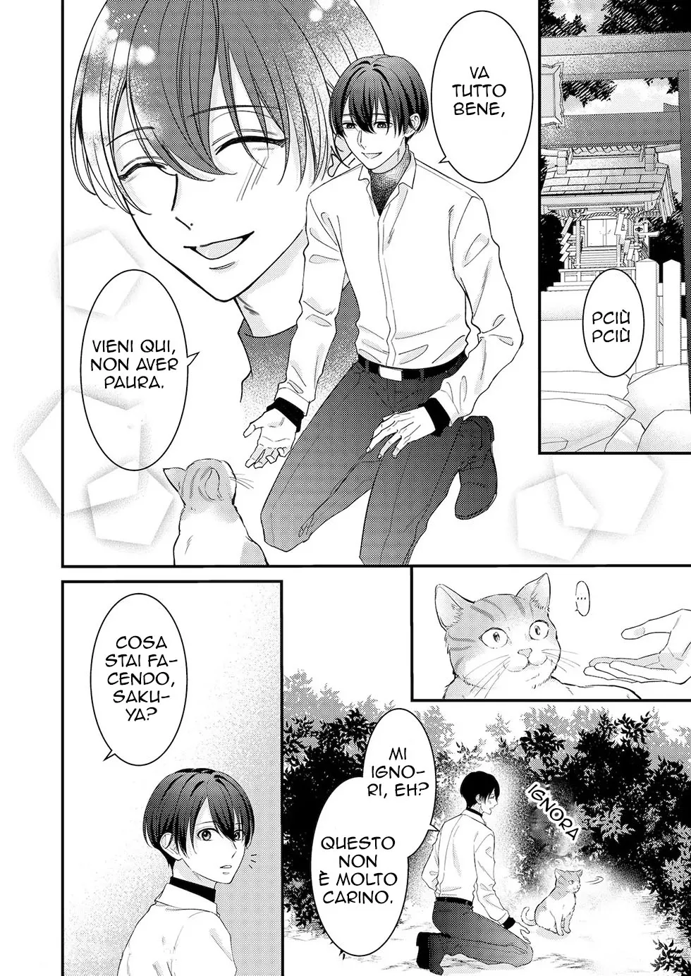 [Kaiten Sengyo (Murasaki Yukari)] O Kitsune-sama no Kamigakushi ~Mura no Kami-sama Datta Osananajimi ni Sara Warete Midara Mon o Kizamareru~ | La Leggenda del Dio Volpe [Italian] imagen número 5