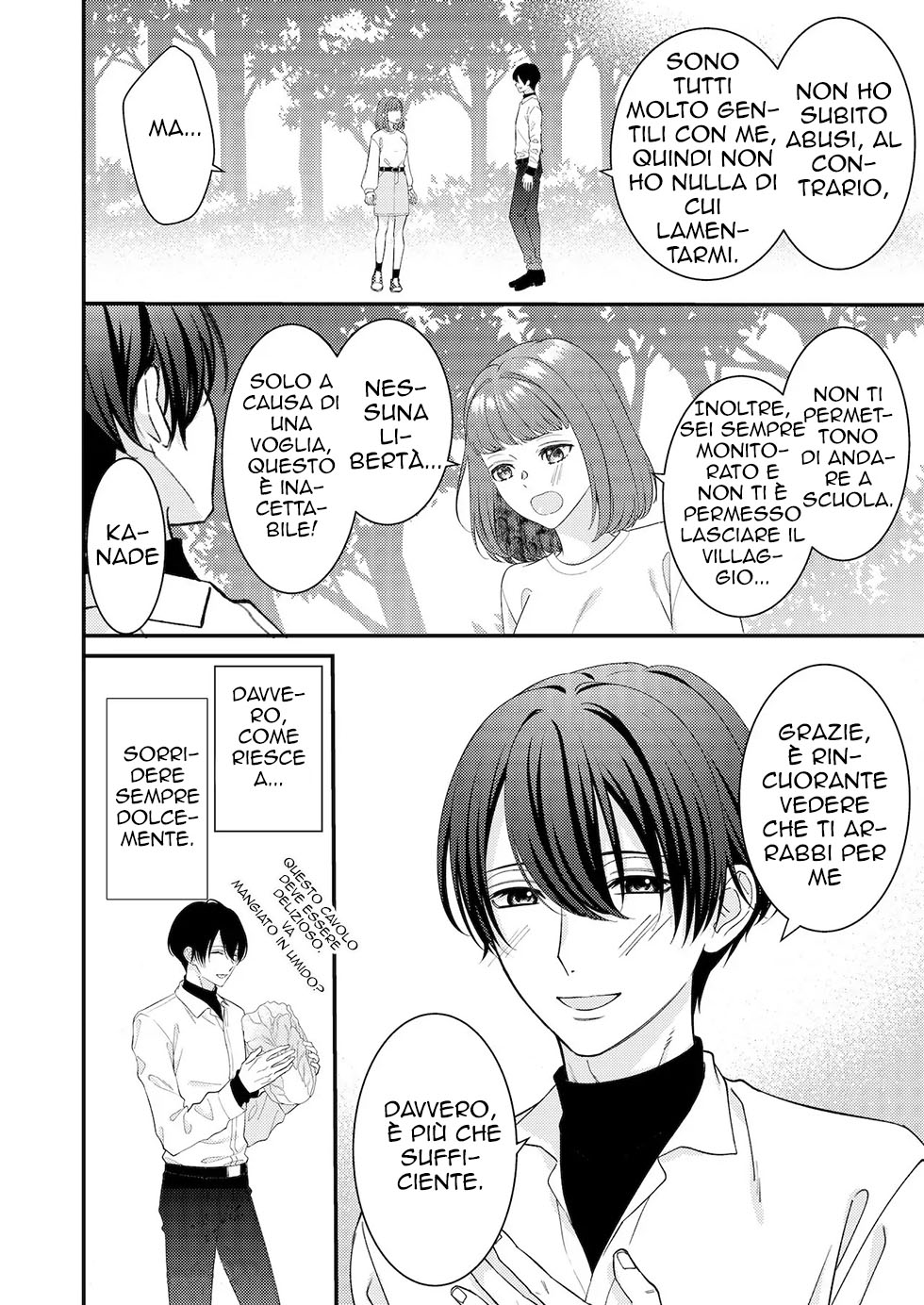 [Kaiten Sengyo (Murasaki Yukari)] O Kitsune-sama no Kamigakushi ~Mura no Kami-sama Datta Osananajimi ni Sara Warete Midara Mon o Kizamareru~ | La Leggenda del Dio Volpe [Italian] imagen número 11