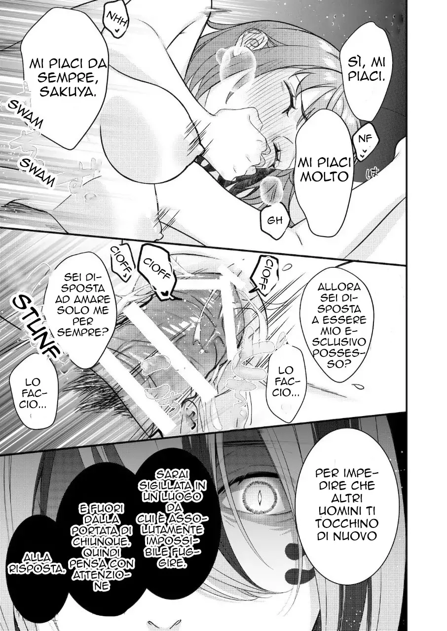 [Kaiten Sengyo (Murasaki Yukari)] O Kitsune-sama no Kamigakushi ~Mura no Kami-sama Datta Osananajimi ni Sara Warete Midara Mon o Kizamareru~ | La Leggenda del Dio Volpe [Italian] imagen número 49