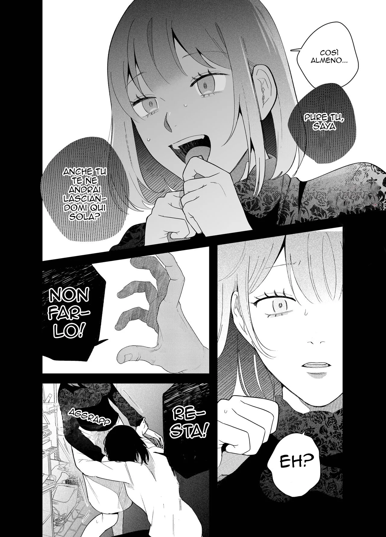 [THE Waidan (Gurida Soumu)] Kuso Mitai na Genjitsu kara Nigeta Saki wa Yarichin Kane Nashi Yakin Conveni Band Man deshita | Portami all' Inferno [Italian] image number 7