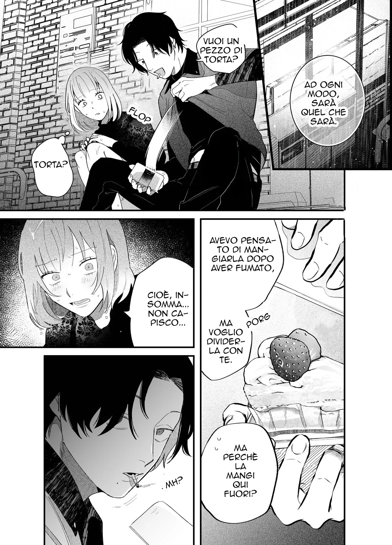 [THE Waidan (Gurida Soumu)] Kuso Mitai na Genjitsu kara Nigeta Saki wa Yarichin Kane Nashi Yakin Conveni Band Man deshita | Portami all' Inferno [Italian] image number 13