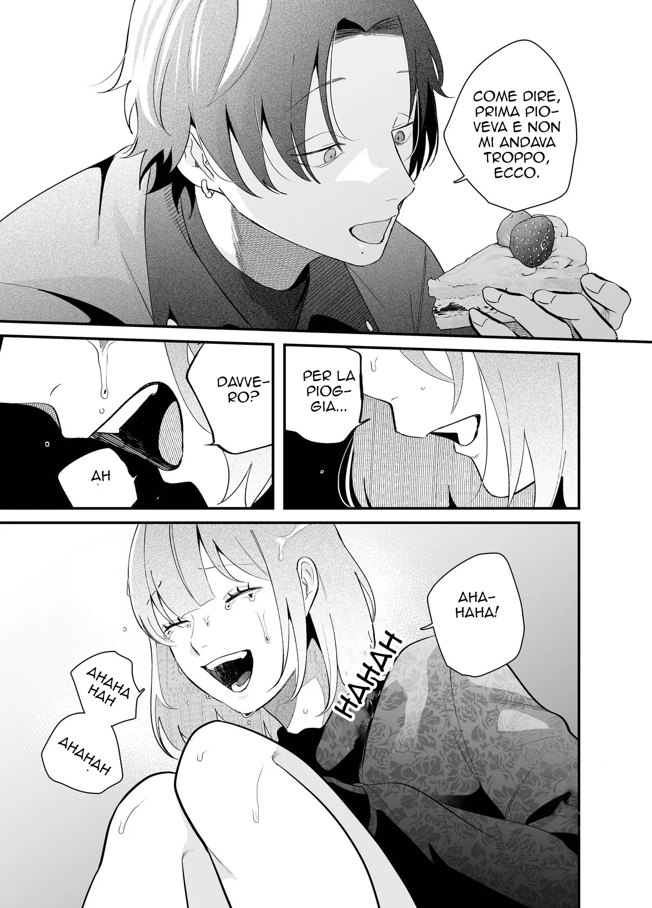 [THE Waidan (Gurida Soumu)] Kuso Mitai na Genjitsu kara Nigeta Saki wa Yarichin Kane Nashi Yakin Conveni Band Man deshita | Portami all' Inferno [Italian] image number 14