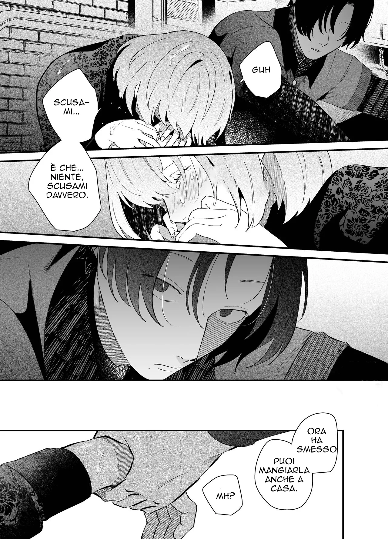 [THE Waidan (Gurida Soumu)] Kuso Mitai na Genjitsu kara Nigeta Saki wa Yarichin Kane Nashi Yakin Conveni Band Man deshita | Portami all' Inferno [Italian] image number 15