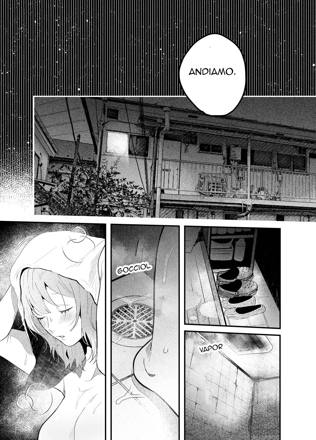 [THE Waidan (Gurida Soumu)] Kuso Mitai na Genjitsu kara Nigeta Saki wa Yarichin Kane Nashi Yakin Conveni Band Man deshita | Portami all' Inferno [Italian] image number 16