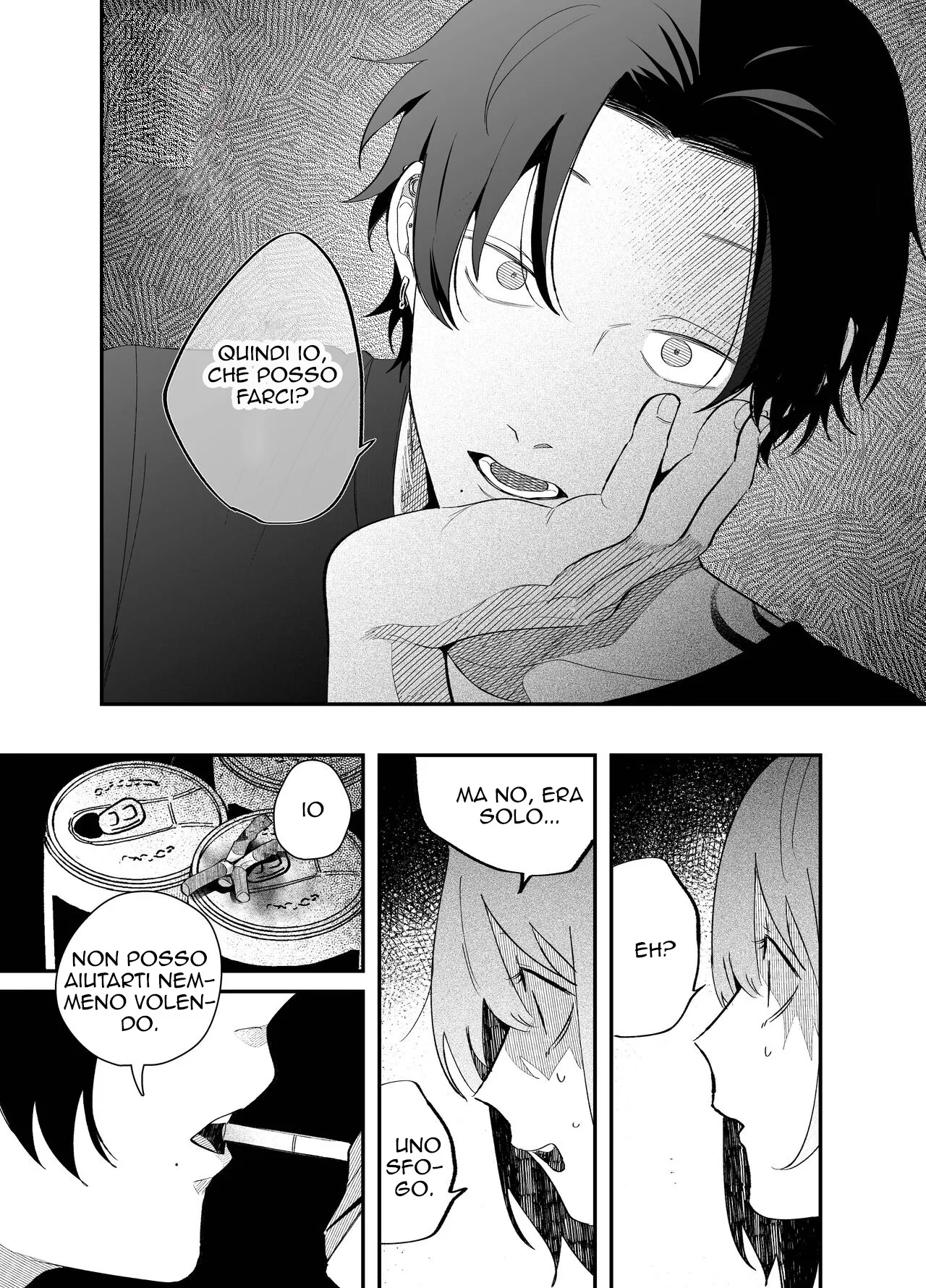 [THE Waidan (Gurida Soumu)] Kuso Mitai na Genjitsu kara Nigeta Saki wa Yarichin Kane Nashi Yakin Conveni Band Man deshita | Portami all' Inferno [Italian] image number 21