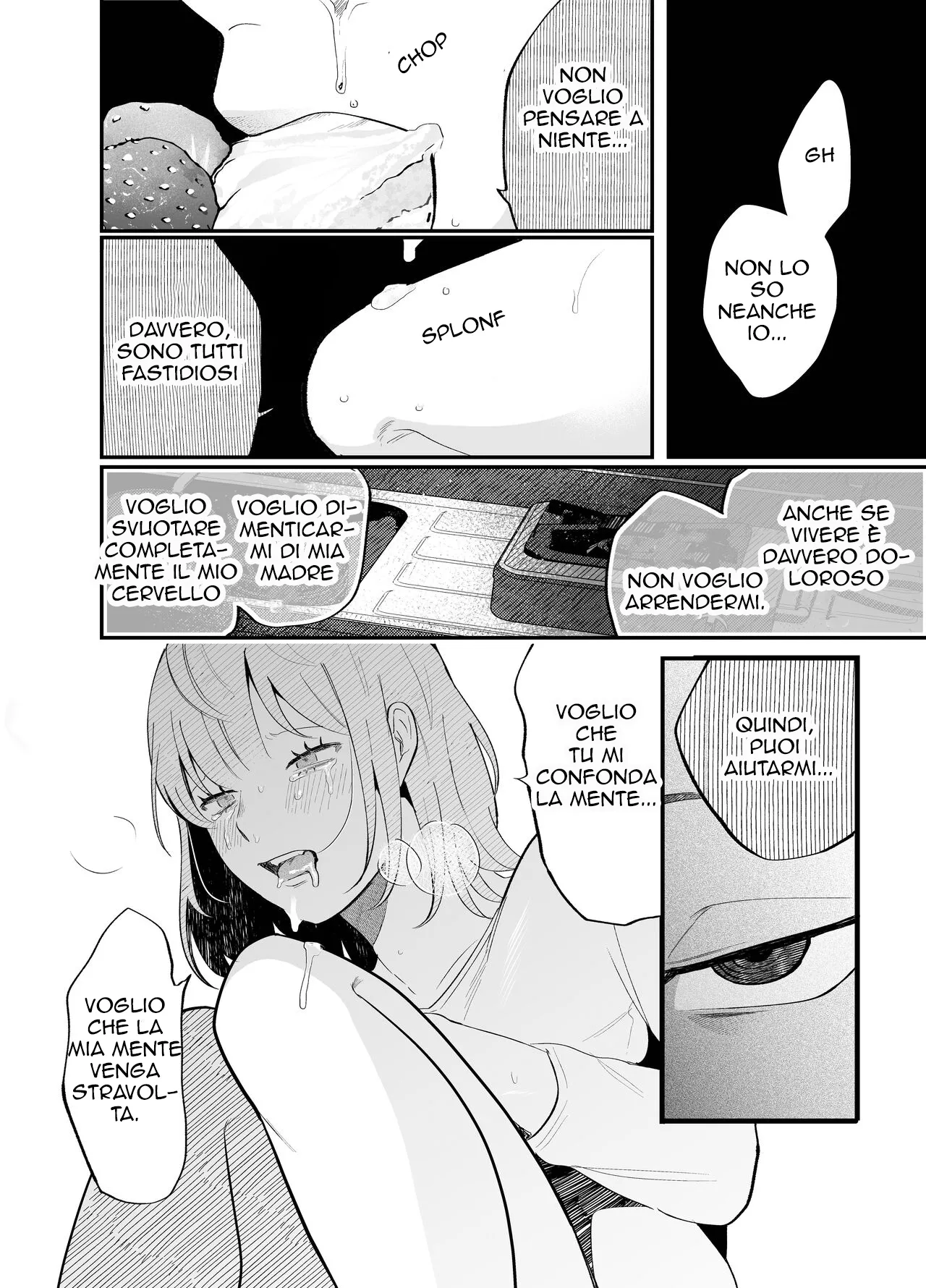 [THE Waidan (Gurida Soumu)] Kuso Mitai na Genjitsu kara Nigeta Saki wa Yarichin Kane Nashi Yakin Conveni Band Man deshita | Portami all' Inferno [Italian] image number 23