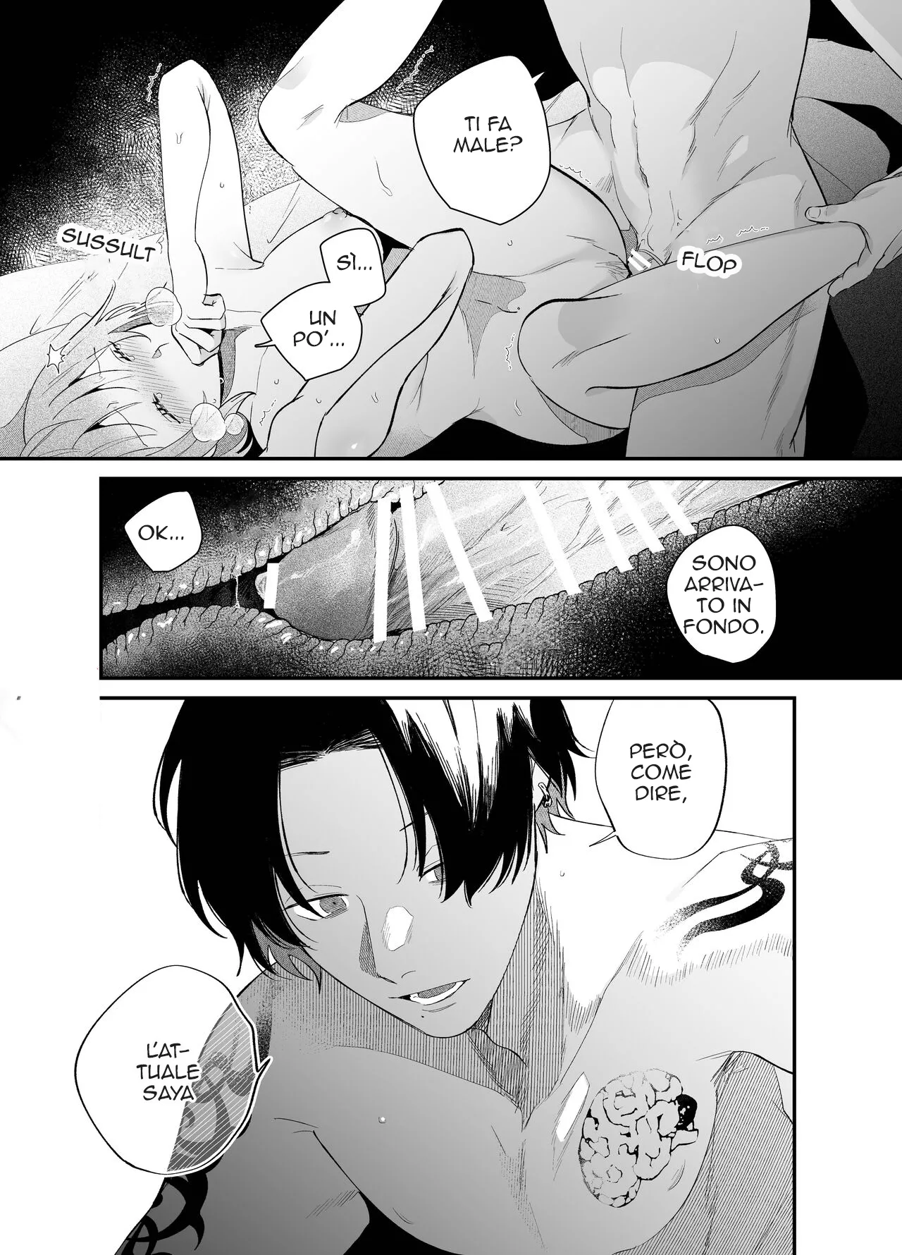 [THE Waidan (Gurida Soumu)] Kuso Mitai na Genjitsu kara Nigeta Saki wa Yarichin Kane Nashi Yakin Conveni Band Man deshita | Portami all' Inferno [Italian] image number 28