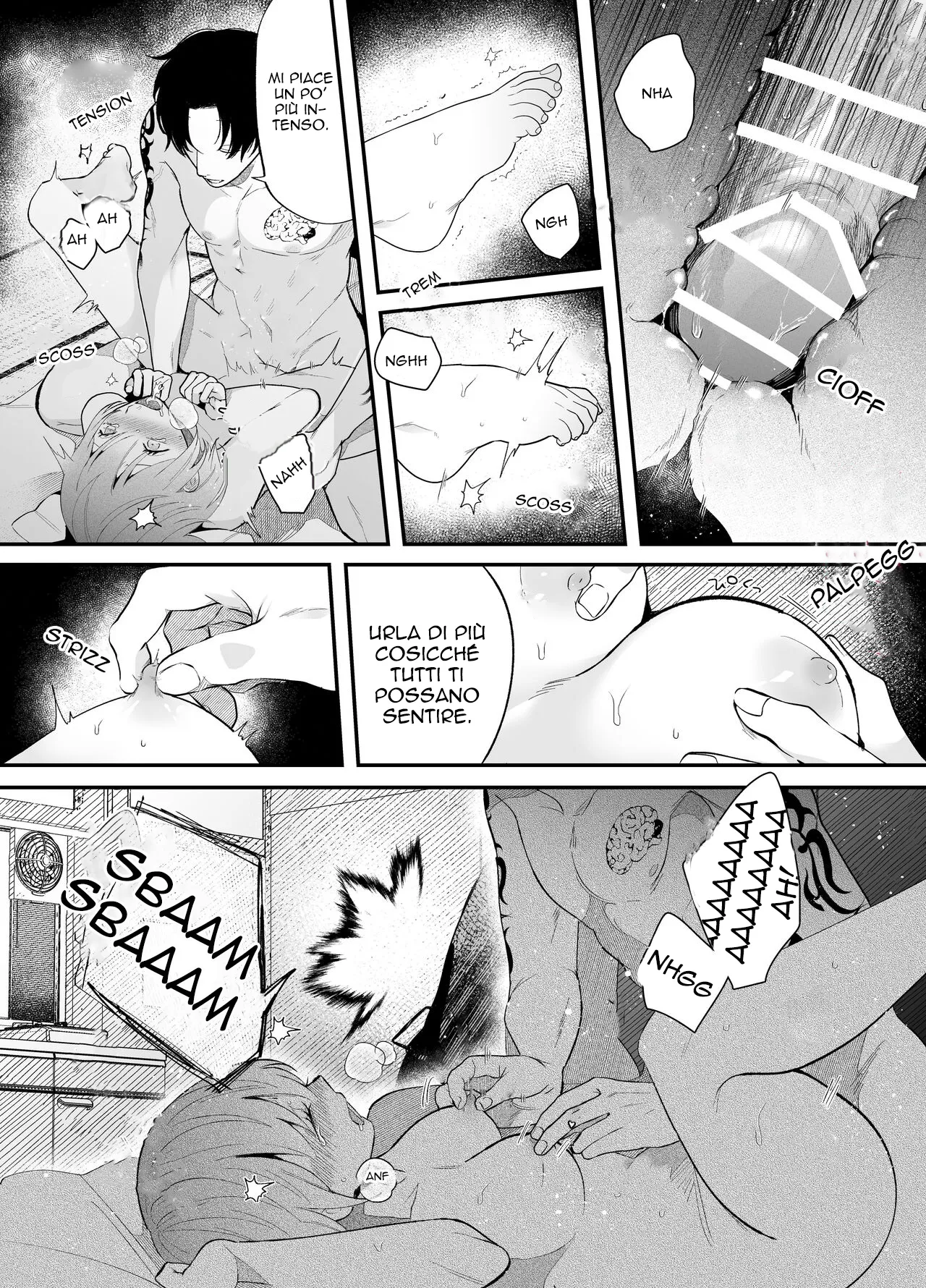 [THE Waidan (Gurida Soumu)] Kuso Mitai na Genjitsu kara Nigeta Saki wa Yarichin Kane Nashi Yakin Conveni Band Man deshita | Portami all' Inferno [Italian] image number 30