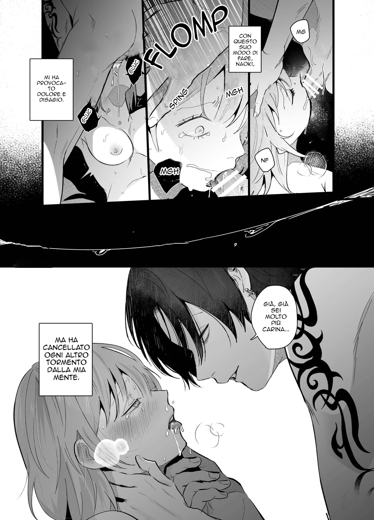 [THE Waidan (Gurida Soumu)] Kuso Mitai na Genjitsu kara Nigeta Saki wa Yarichin Kane Nashi Yakin Conveni Band Man deshita | Portami all' Inferno [Italian] image number 34