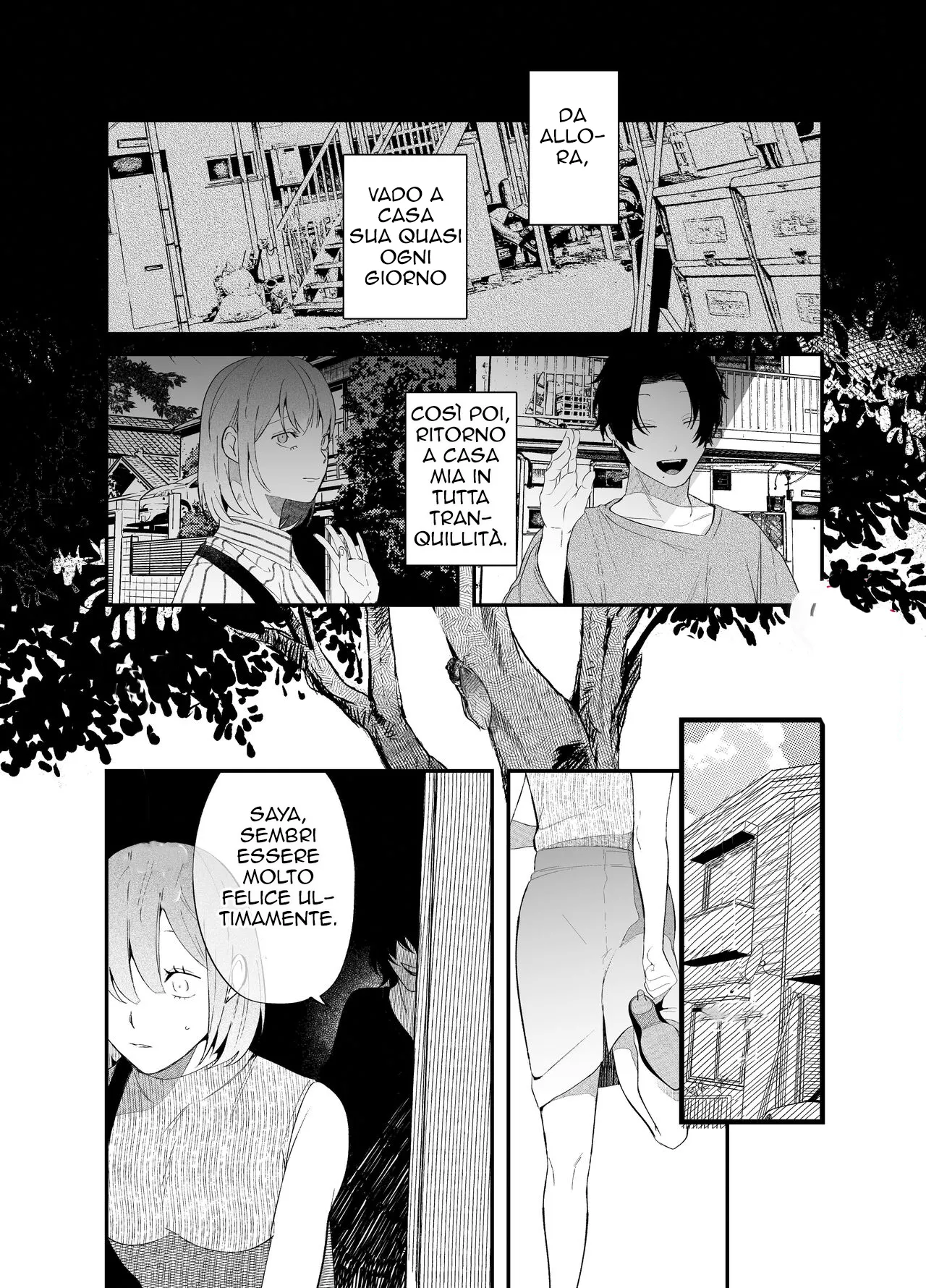 [THE Waidan (Gurida Soumu)] Kuso Mitai na Genjitsu kara Nigeta Saki wa Yarichin Kane Nashi Yakin Conveni Band Man deshita | Portami all' Inferno [Italian] image number 35