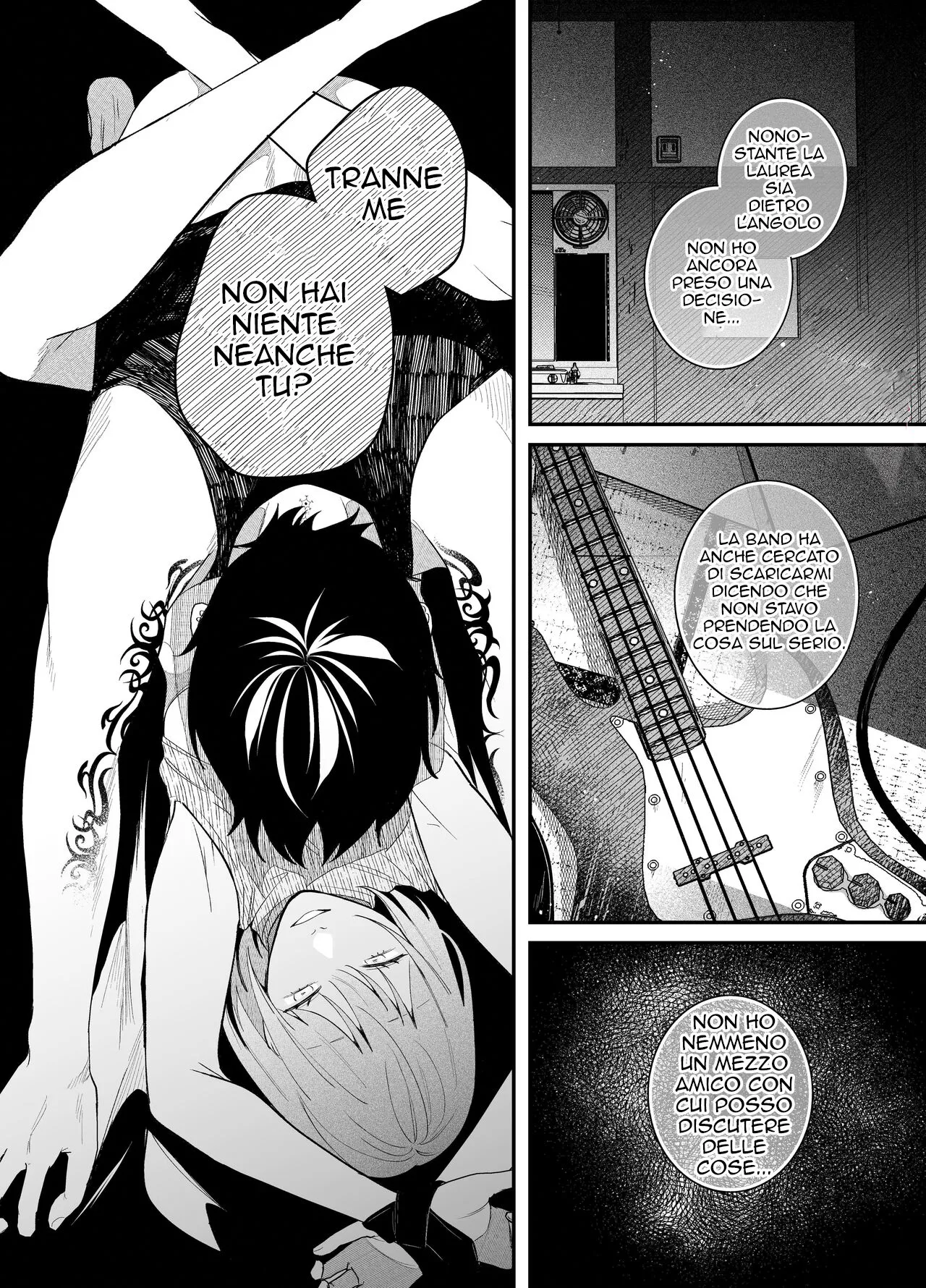 [THE Waidan (Gurida Soumu)] Kuso Mitai na Genjitsu kara Nigeta Saki wa Yarichin Kane Nashi Yakin Conveni Band Man deshita | Portami all' Inferno [Italian] image number 42