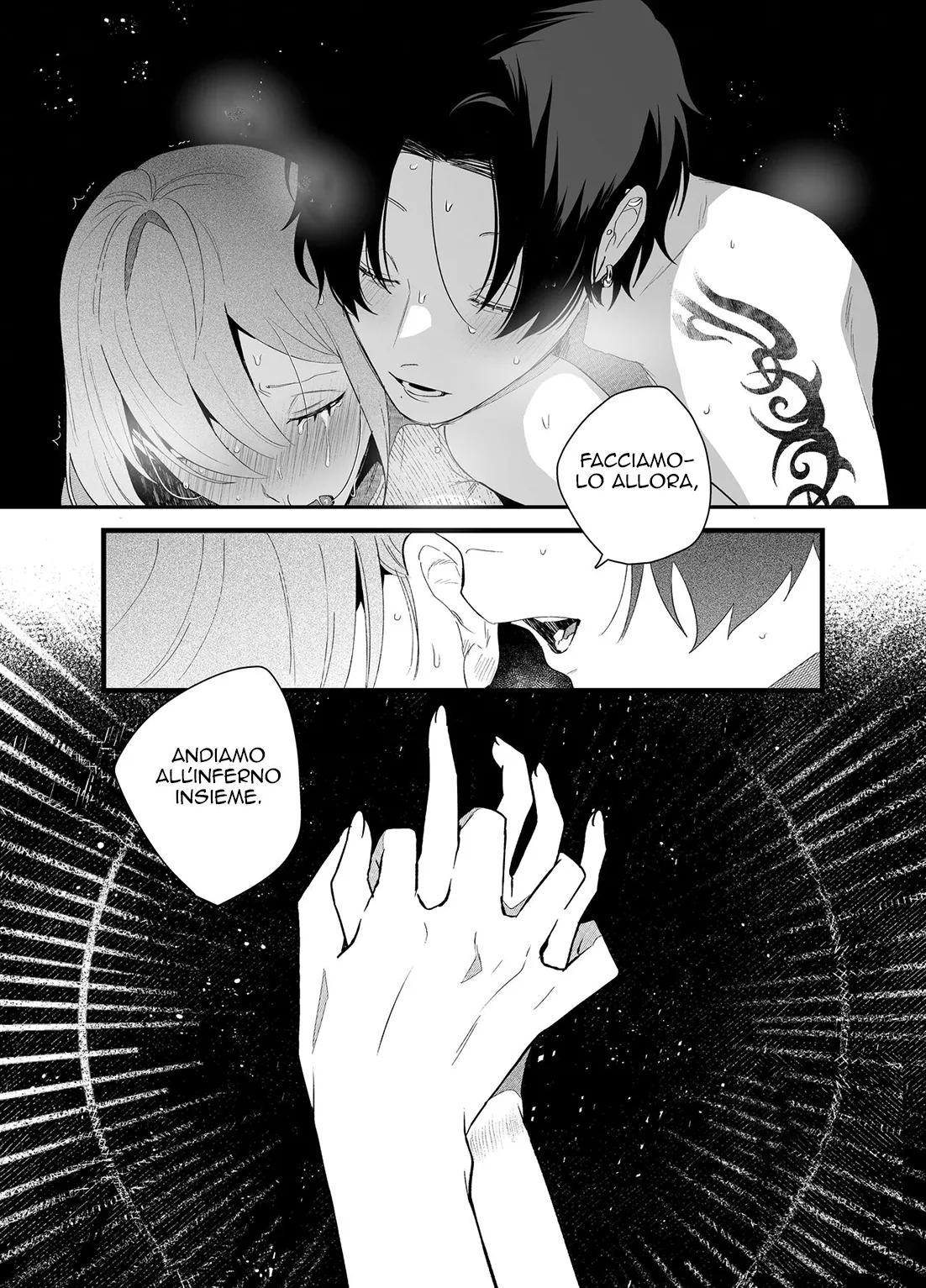 [THE Waidan (Gurida Soumu)] Kuso Mitai na Genjitsu kara Nigeta Saki wa Yarichin Kane Nashi Yakin Conveni Band Man deshita | Portami all' Inferno [Italian] image number 46