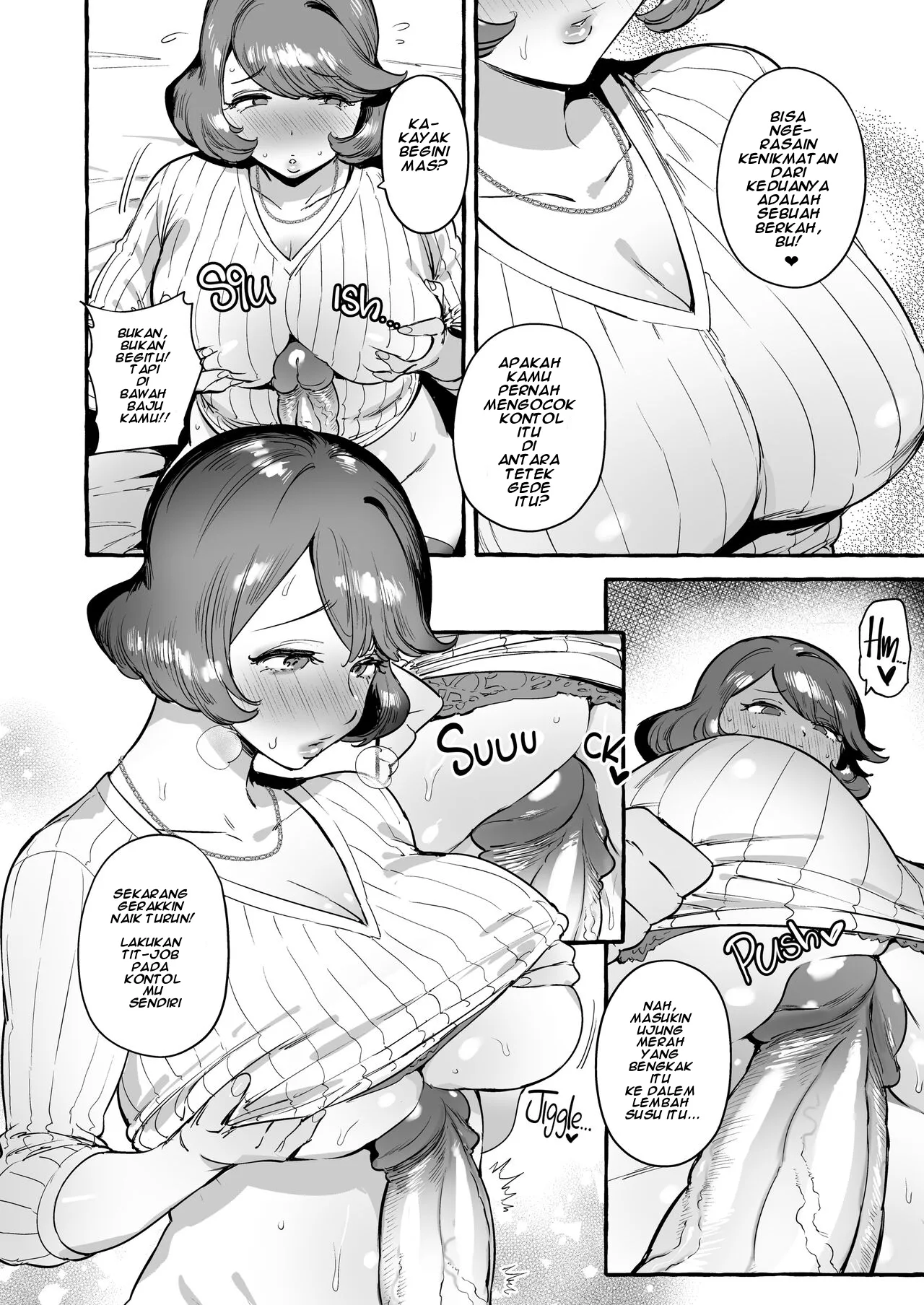 [Hibon (Itami)] Omae no Kaa-chan Kyokondashi Sourou!! |  [Indonesian] [Decensored] [Digital] Bildnummer 9