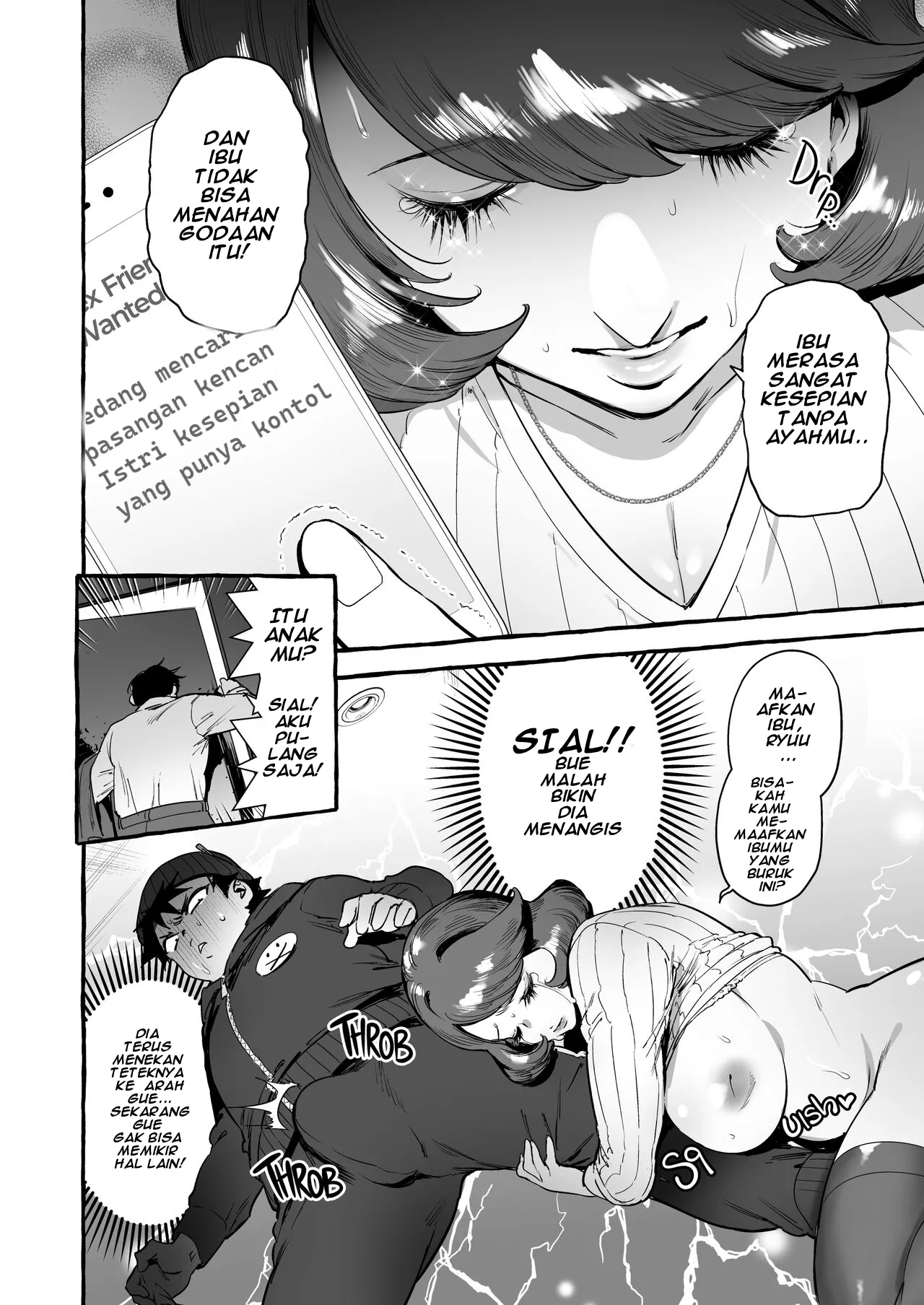 [Hibon (Itami)] Omae no Kaa-chan Kyokondashi Sourou!! |  [Indonesian] [Decensored] [Digital] Bildnummer 17