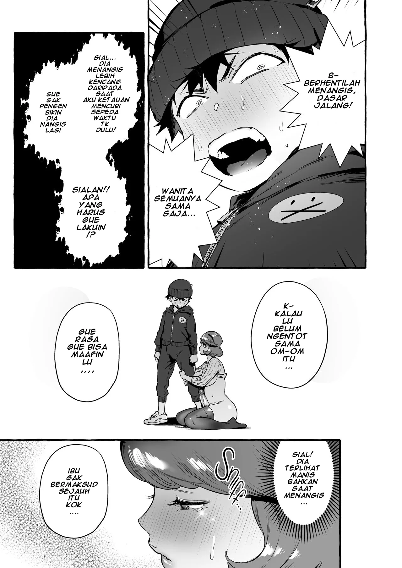 [Hibon (Itami)] Omae no Kaa-chan Kyokondashi Sourou!! |  [Indonesian] [Decensored] [Digital] Bildnummer 18