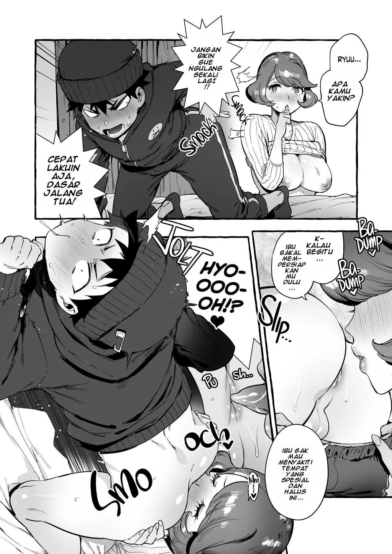 [Hibon (Itami)] Omae no Kaa-chan Kyokondashi Sourou!! |  [Indonesian] [Decensored] [Digital] Bildnummer 21