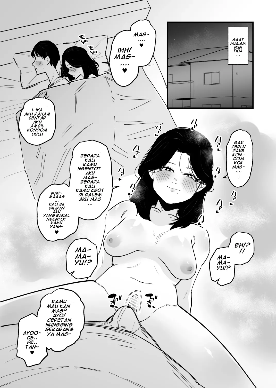 [Hachihachihachi] Otokonoko ni Nareru Kusuri o Nonda Shufu ga Onanie Kurui ni Naru Hanashi - Minum Obat Penumbuh Kontol Seorang Ibu Rumah Tangga Ketagihan Untuk Coli [Indonesia] Bildnummer 12