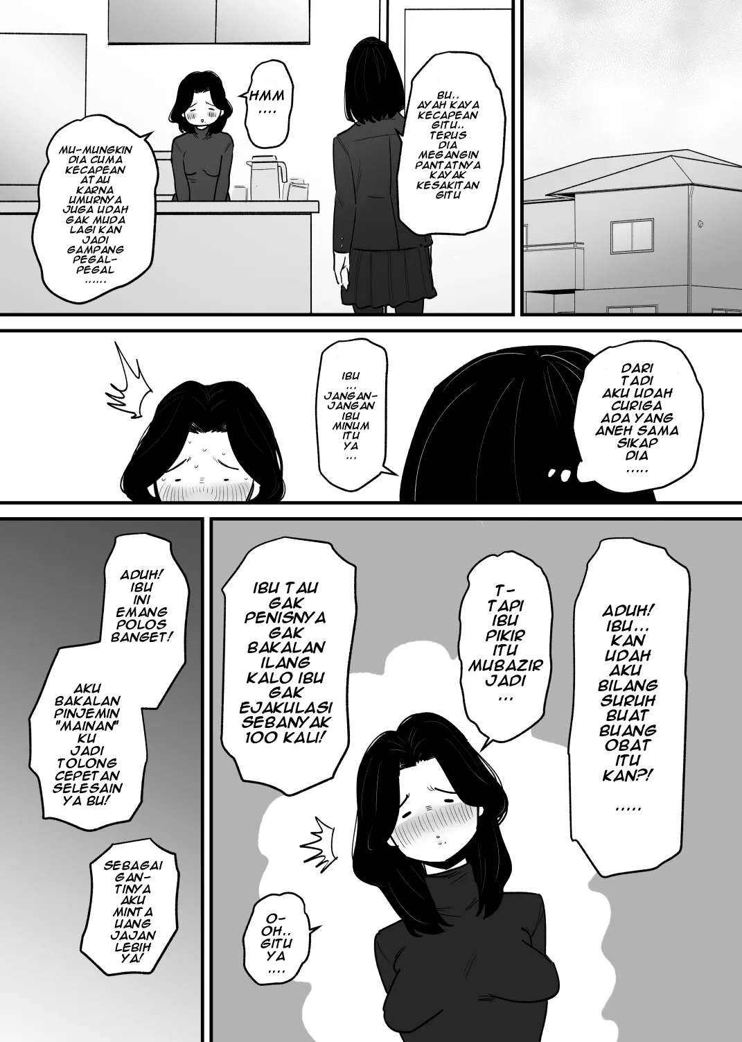 [Hachihachihachi] Otokonoko ni Nareru Kusuri o Nonda Shufu ga Onanie Kurui ni Naru Hanashi - Minum Obat Penumbuh Kontol Seorang Ibu Rumah Tangga Ketagihan Untuk Coli [Indonesia] Bildnummer 15