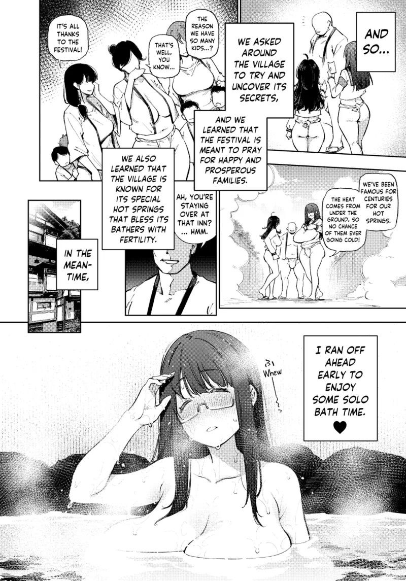 [Yukikagerou (KANZUME)] Himitsu Meikyuu Circle: Kodakara Onsen de no Rankou Tanetsuke Taiken Houkoku | The Mystery Unravelers' Club: Breeding Orgy Field Report from the Fertility Hot Springs [English] [skibidibenki] [Digital] [Incomplete] numero di immagine  7