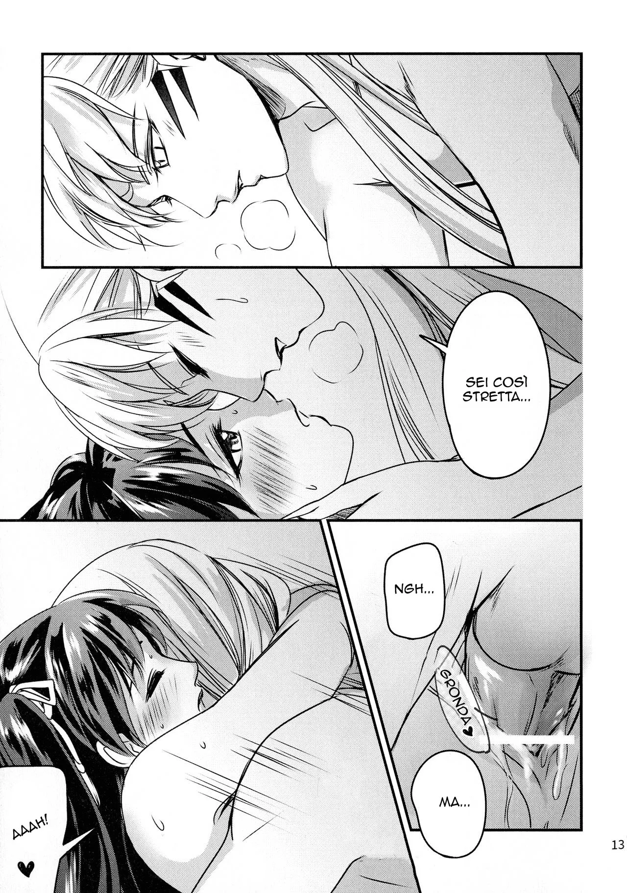 (HaruCC23) [Kasha (Umezo)] Koi Urara -Ge- | Intimo Amore (Inuyasha) [Italian] 이미지 번호 12