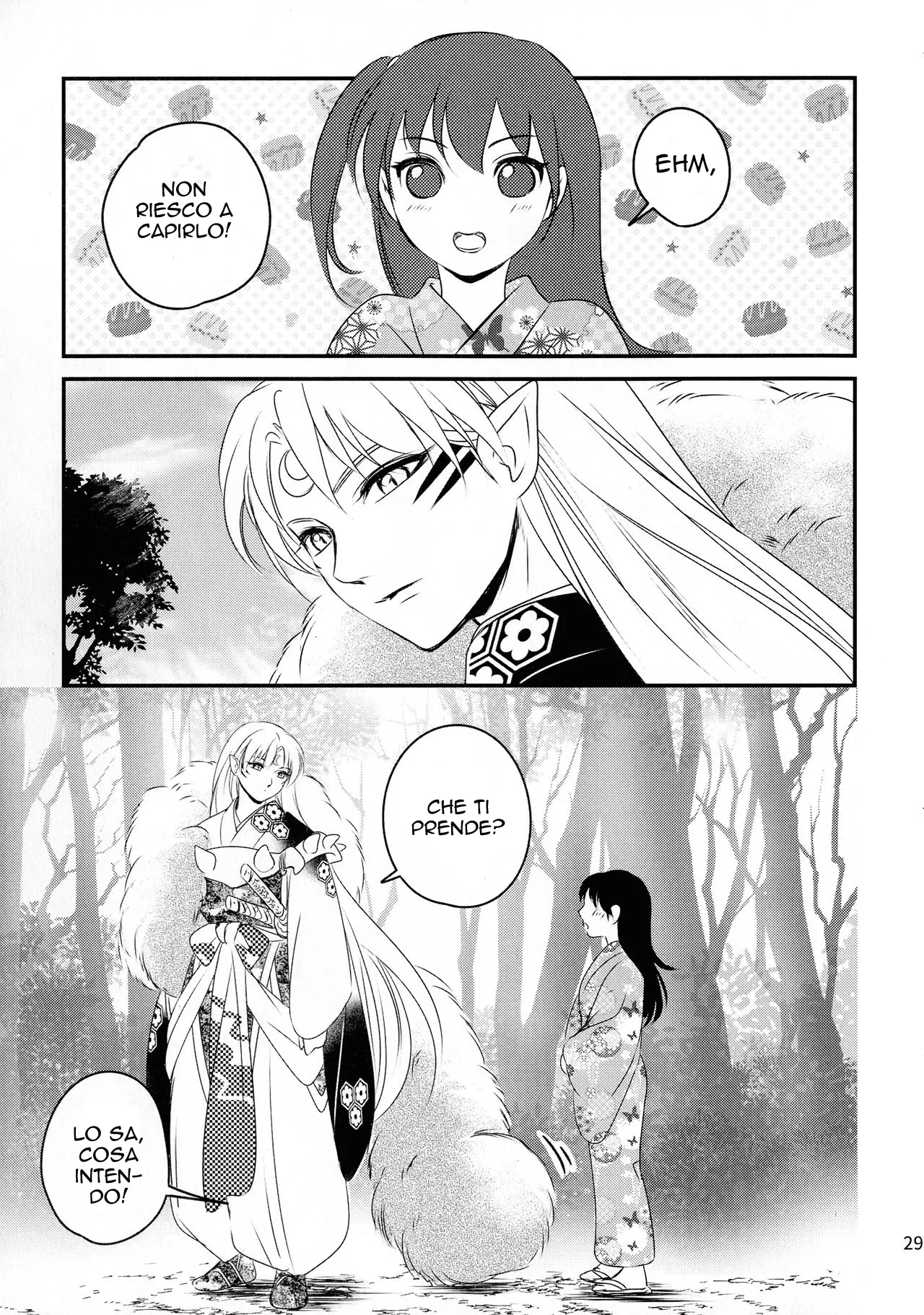 (HaruCC23) [Kasha (Umezo)] Koi Urara -Ge- | Intimo Amore (Inuyasha) [Italian] 이미지 번호 28