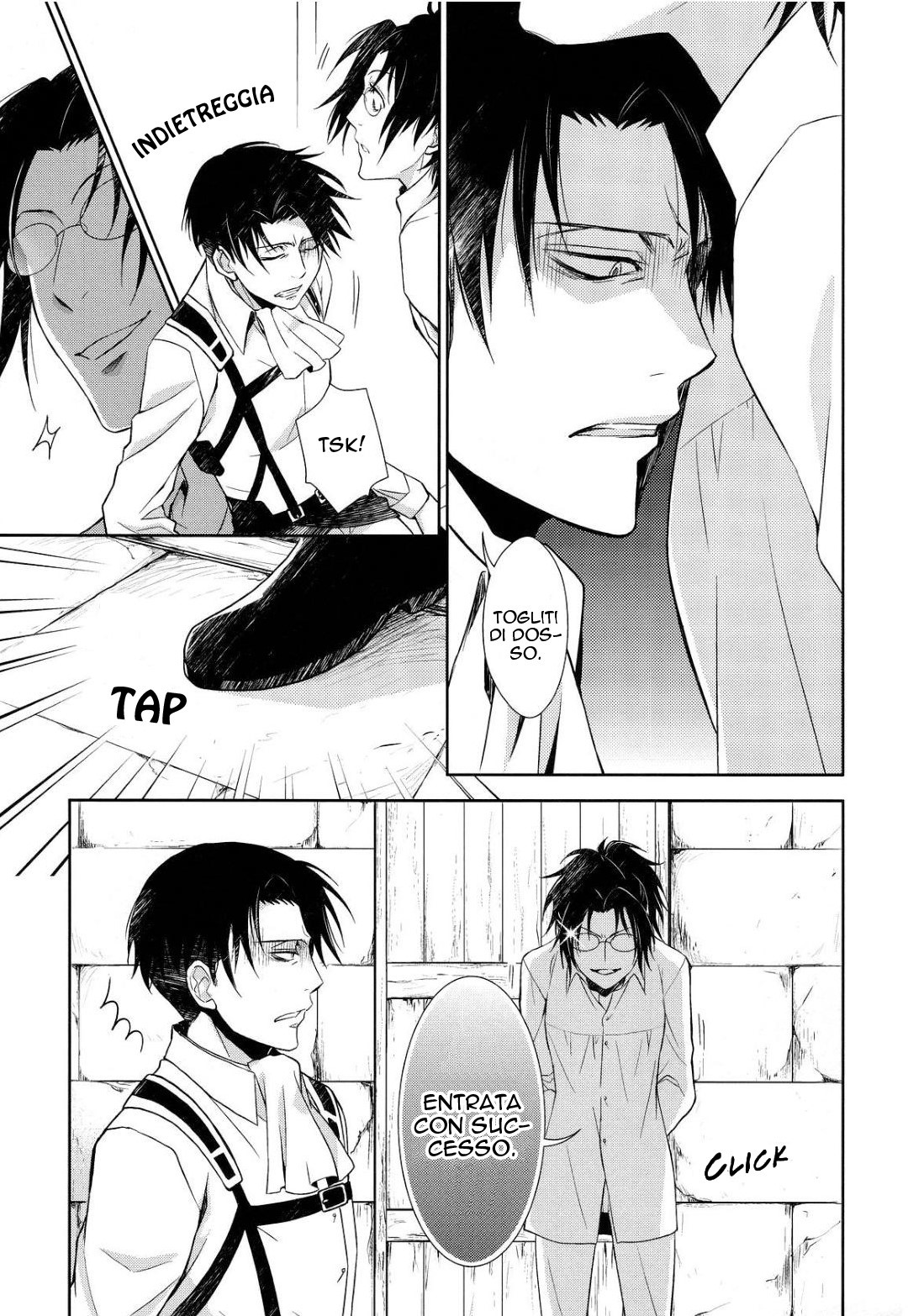 (SPARK8) [RIX (Mamiya)] Aitsu no Rittai Kidou | La Sua Attrezzatura 3D (Shingeki no Kyojin) [Italian] imagen número 7