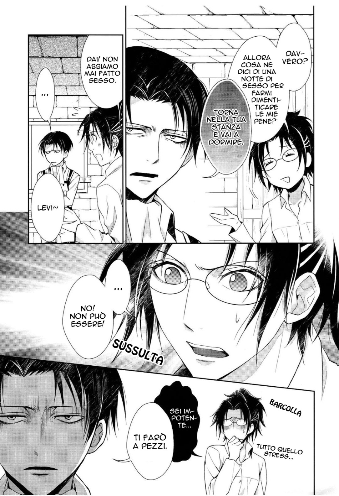 (SPARK8) [RIX (Mamiya)] Aitsu no Rittai Kidou | La Sua Attrezzatura 3D (Shingeki no Kyojin) [Italian] imagen número 9