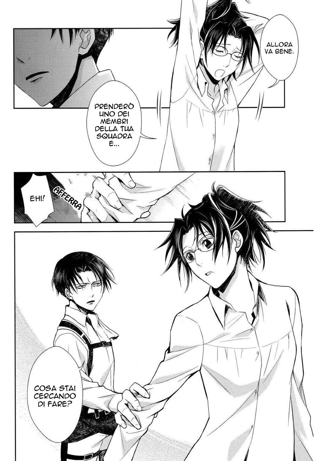 (SPARK8) [RIX (Mamiya)] Aitsu no Rittai Kidou | La Sua Attrezzatura 3D (Shingeki no Kyojin) [Italian] imagen número 10